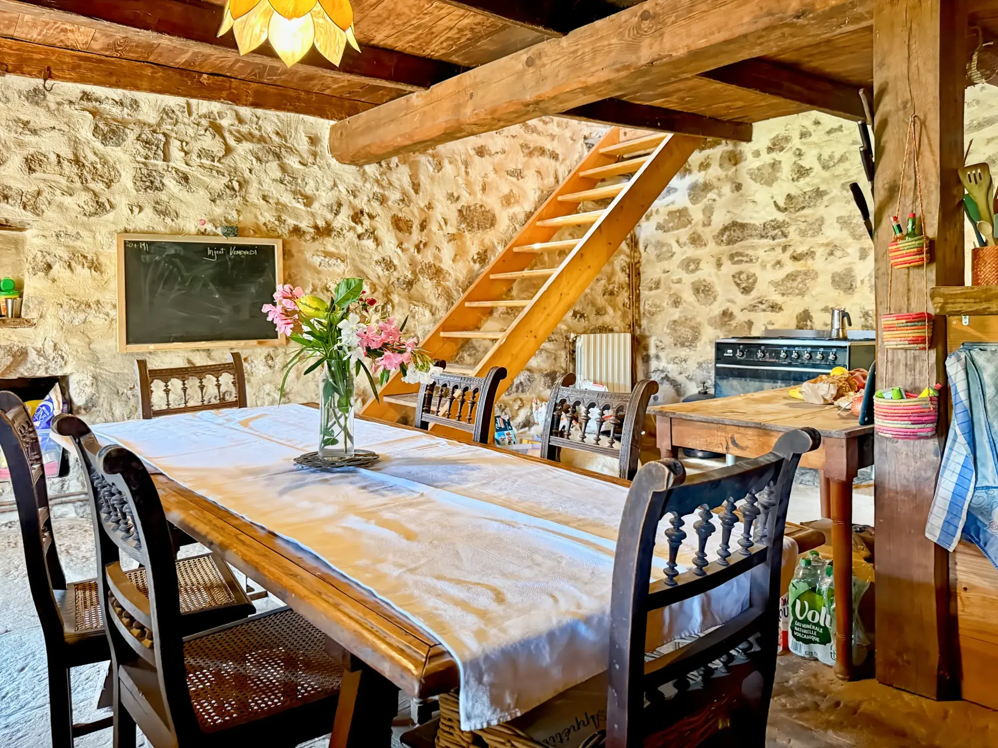 Charmante maison en pierre avec terrasse et jardin à Lentillères, Ardèche 