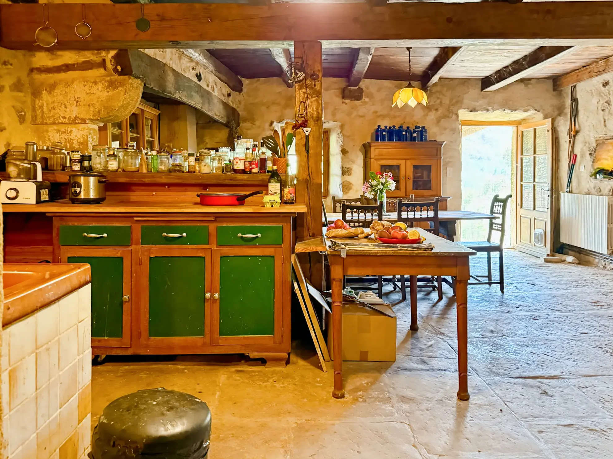 Charmante maison en pierre avec terrasse et jardin à Lentillères, Ardèche 