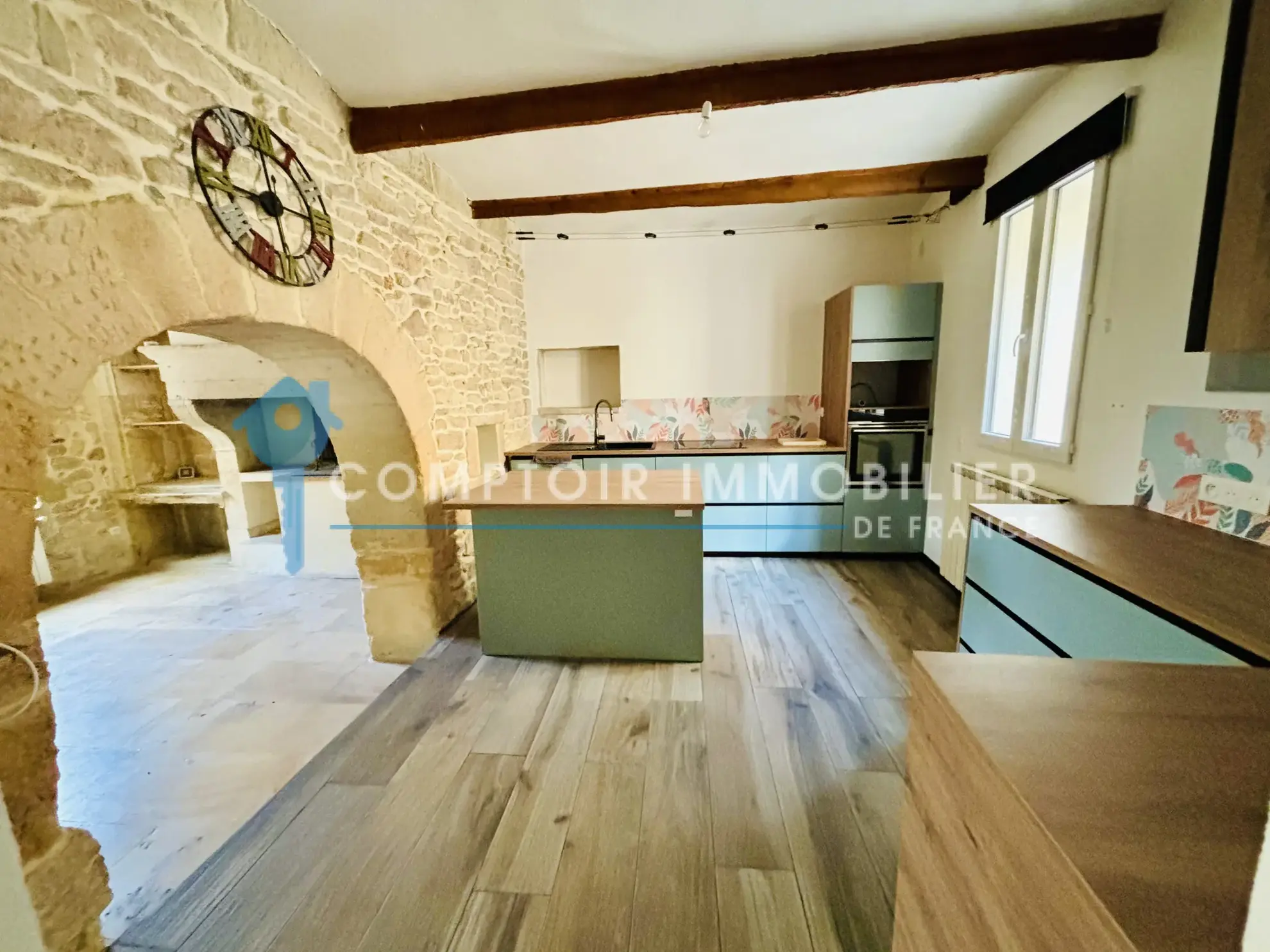 Maison de village rénovée de 140 m² avec cour intérieure à Mus 