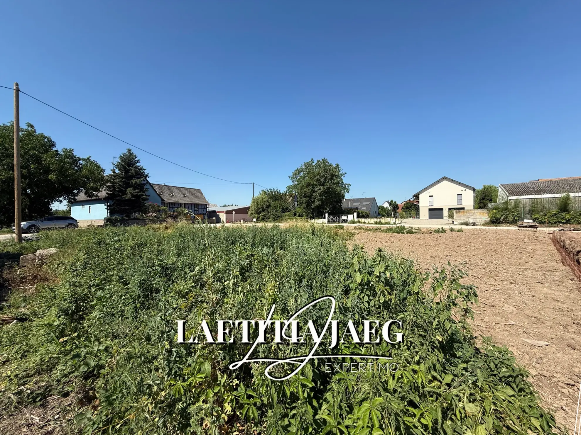 Terrain à bâtir de 10,44 ares à Sand, proche Strasbourg - Emplacement calme et constructible 