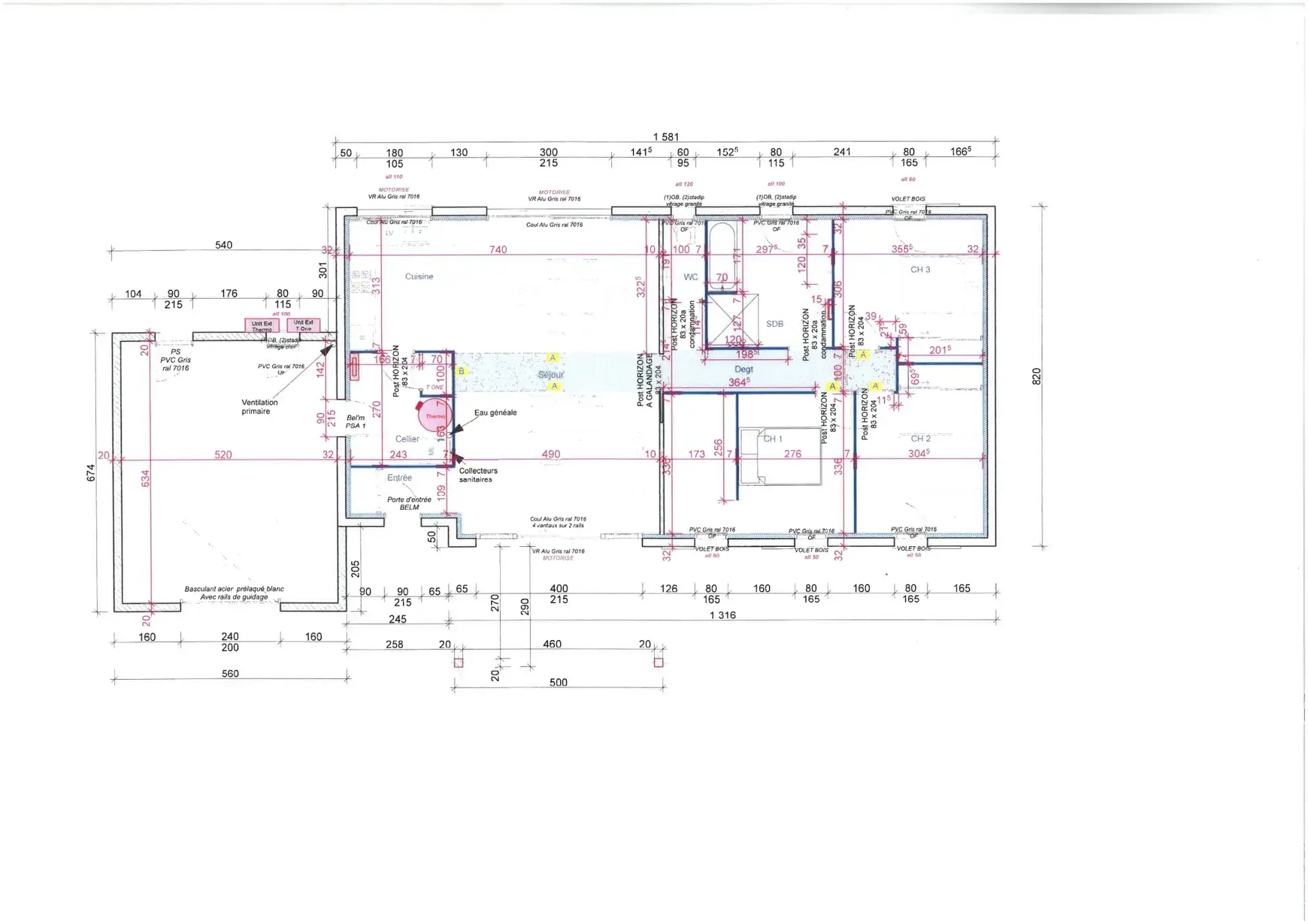 Maison contemporaine de 111 m² à Oloron Sainte Marie avec terrasse et garage 
