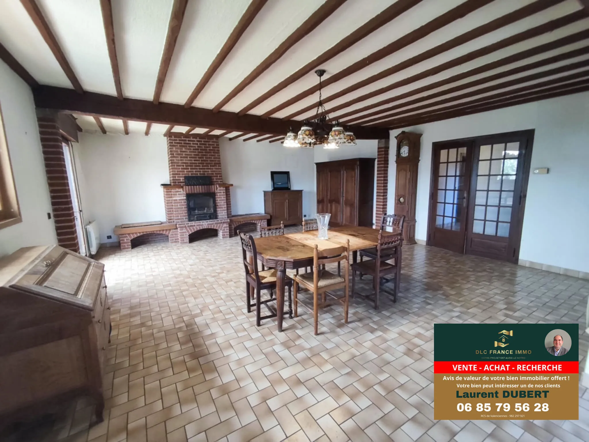 Maison à vendre dans le bocage de l'Avesnois avec 4 chambres et grand terrain 