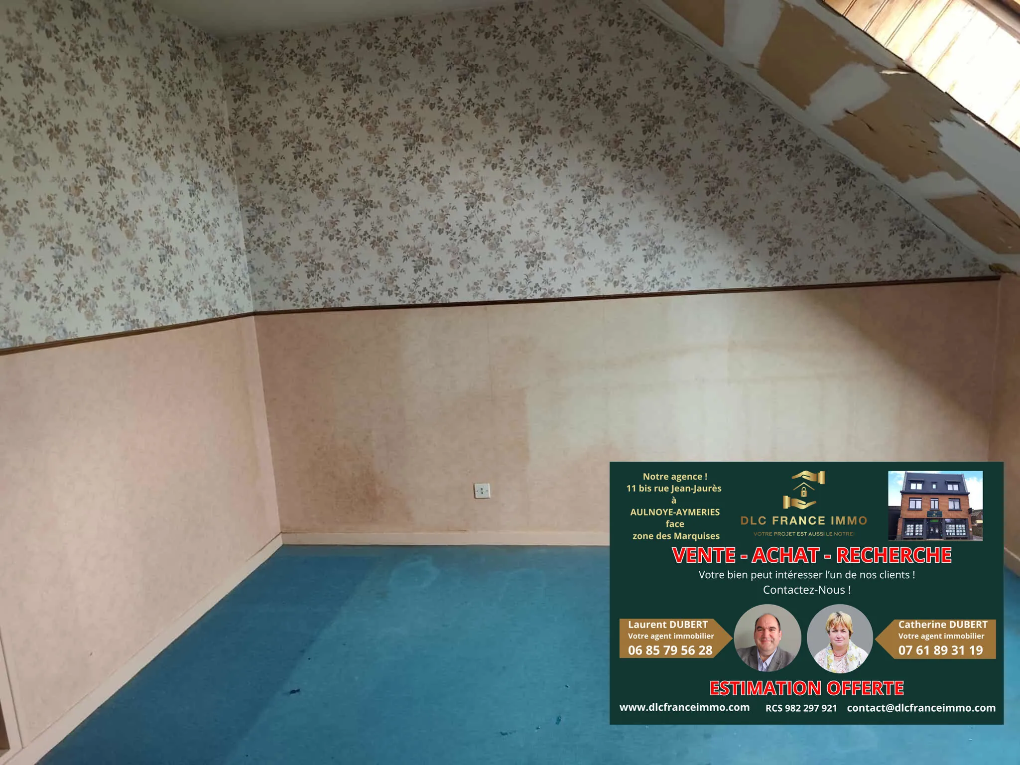 Maison semi-individuelle à rénover avec jardin et garage à Aulnoye-Aymeries 