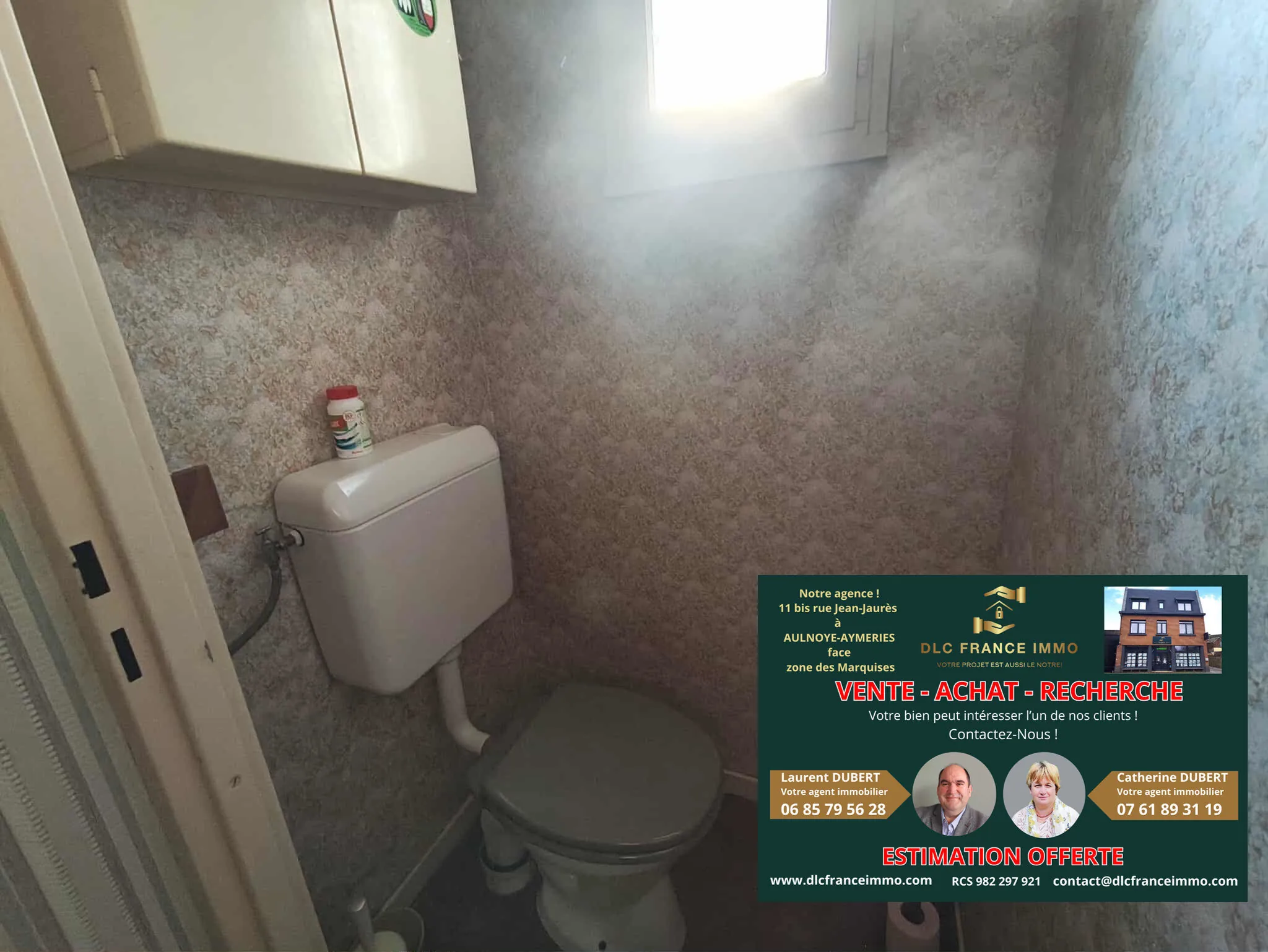 Maison semi-individuelle à rénover avec jardin et garage à Aulnoye-Aymeries 