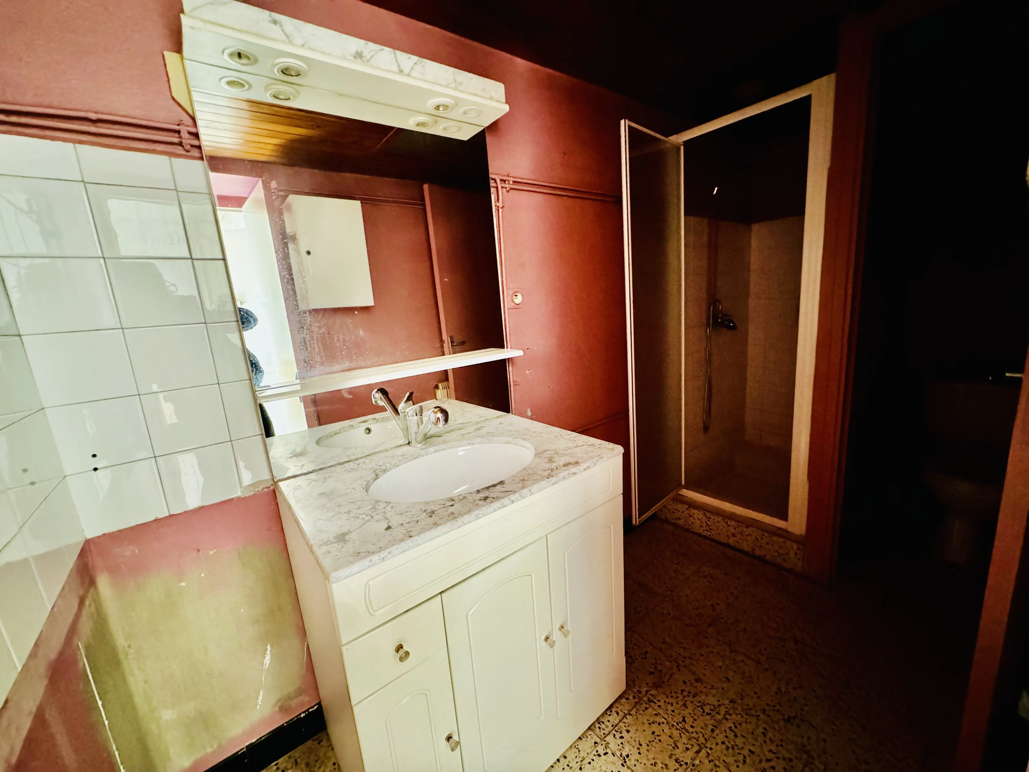 Maison de bourg à rénover avec grand terrain à Mably - 110 m² 