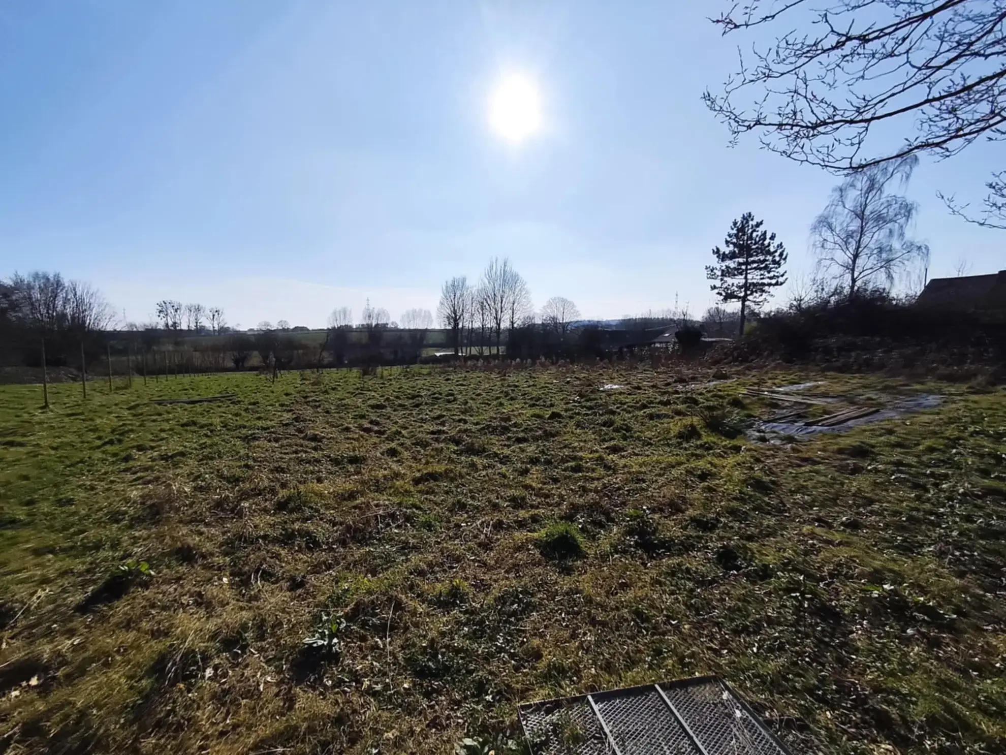 Terrain constructible de 12 000 m² à Hargnies avec verger et environnement calme 