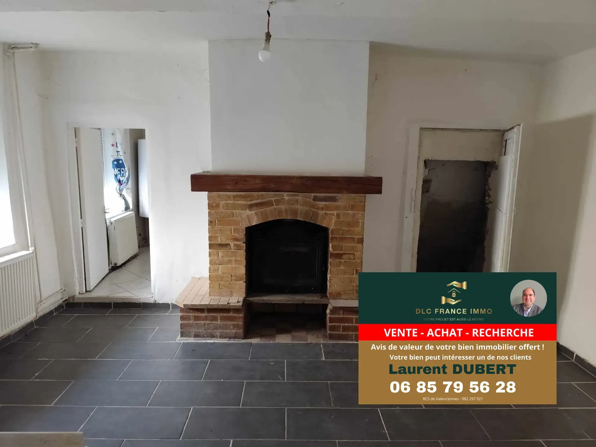 Maison à rénover à Bachant en pierres et briques, 5 pièces 