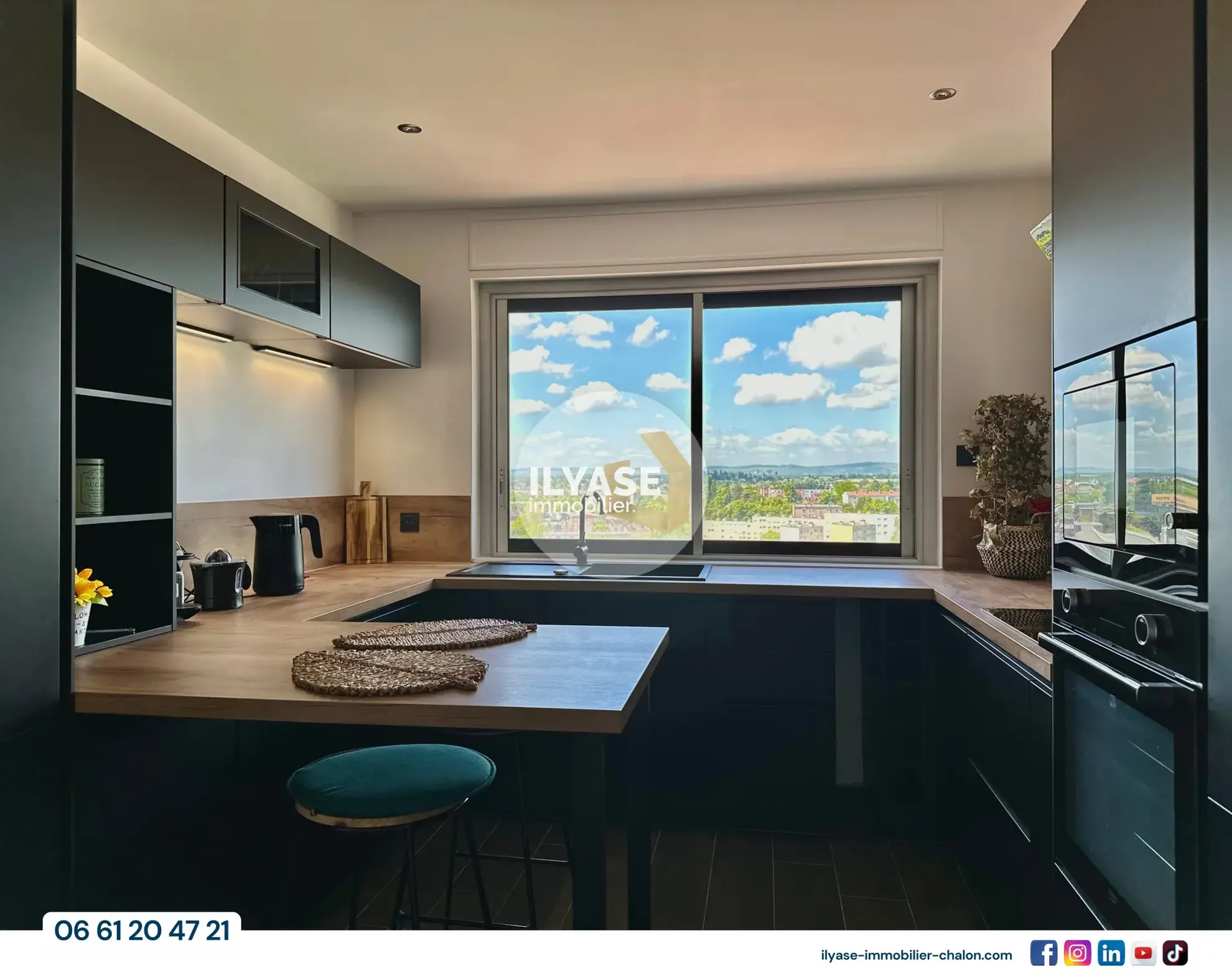 Appartement T4 haut-de-gamme avec vue panoramique à Chalon-sur-Saône 