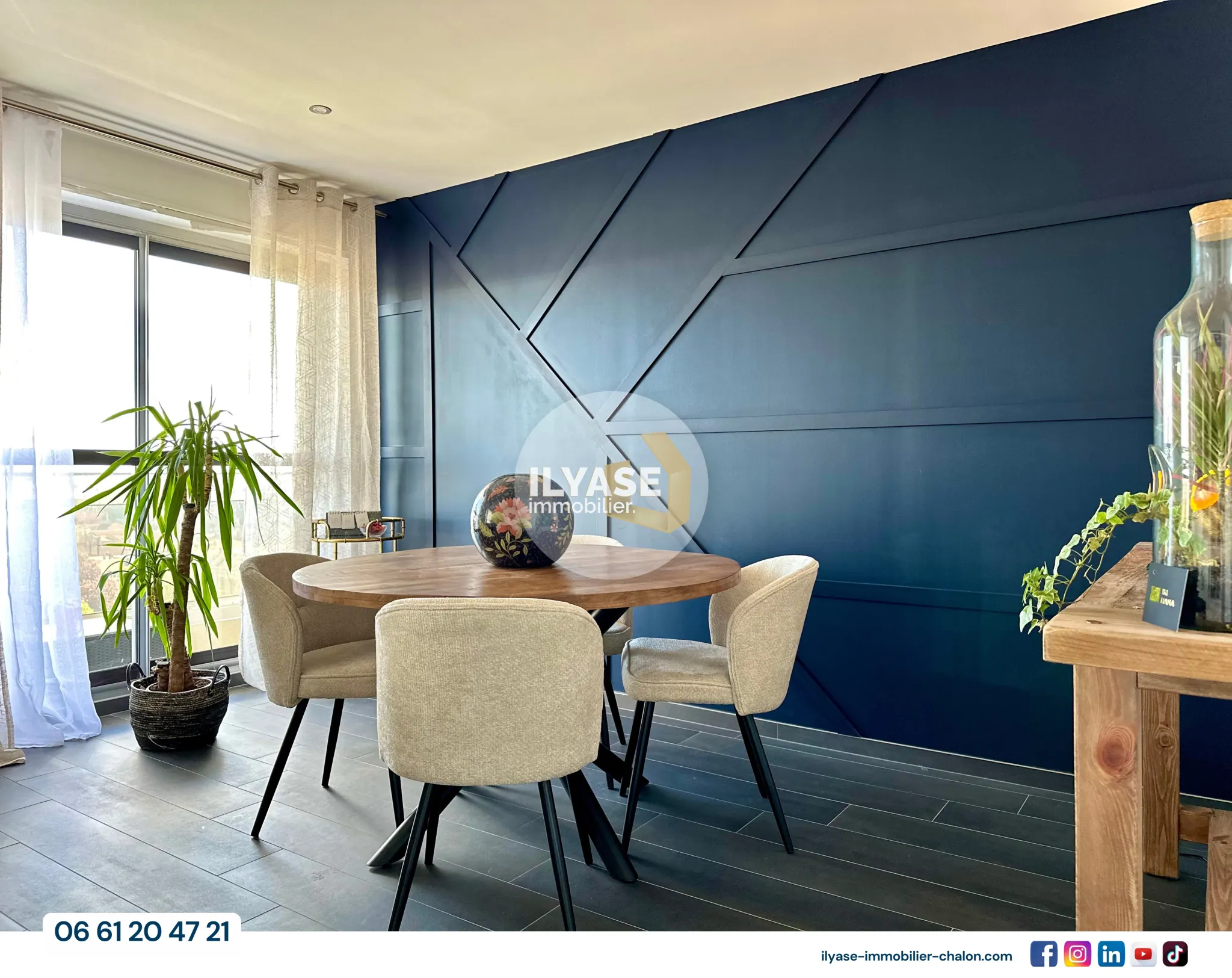 Appartement T4 haut-de-gamme avec vue panoramique à Chalon-sur-Saône 