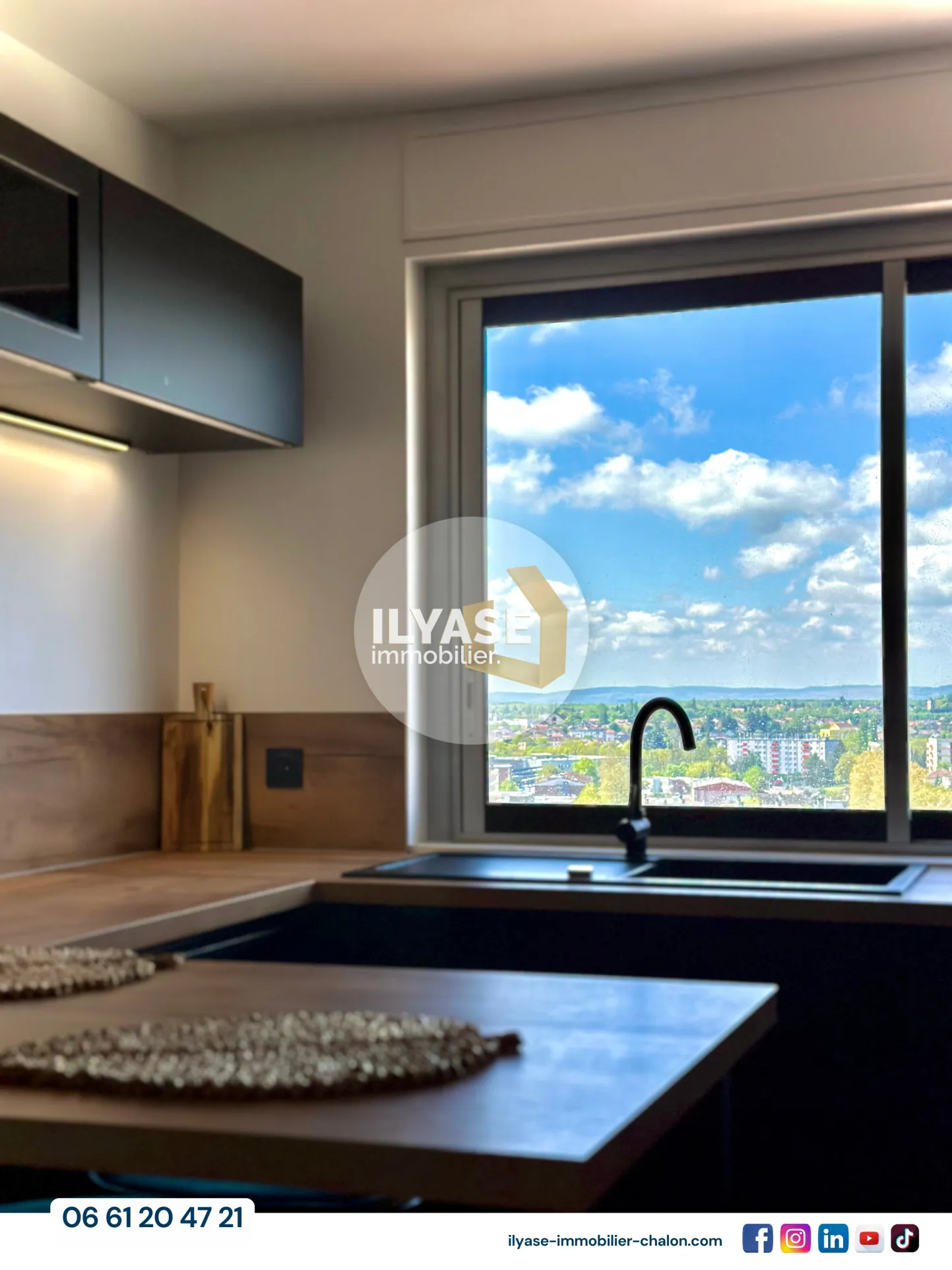 Appartement T4 haut-de-gamme avec vue panoramique à Chalon-sur-Saône 