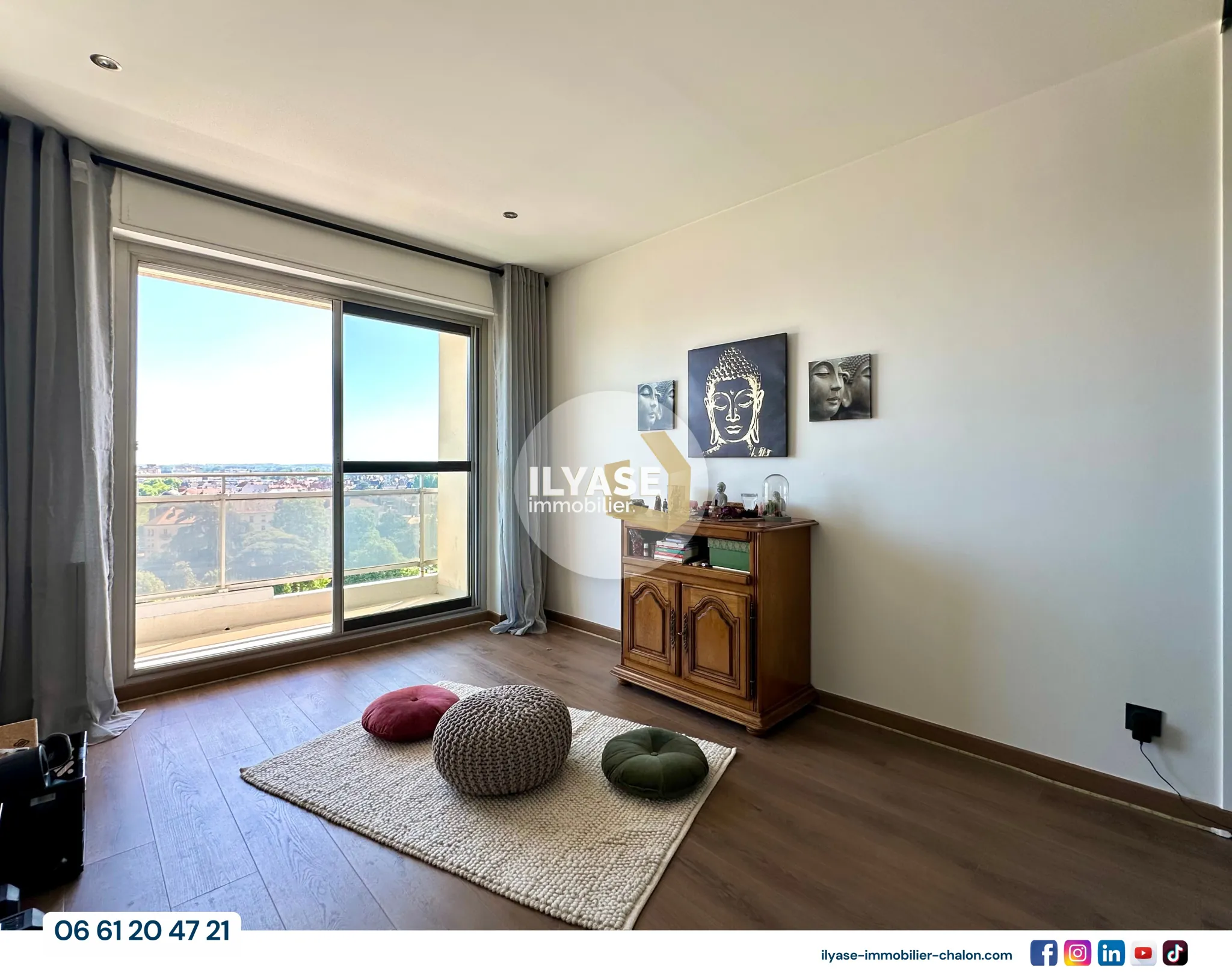Appartement T4 haut-de-gamme avec vue panoramique à Chalon-sur-Saône 