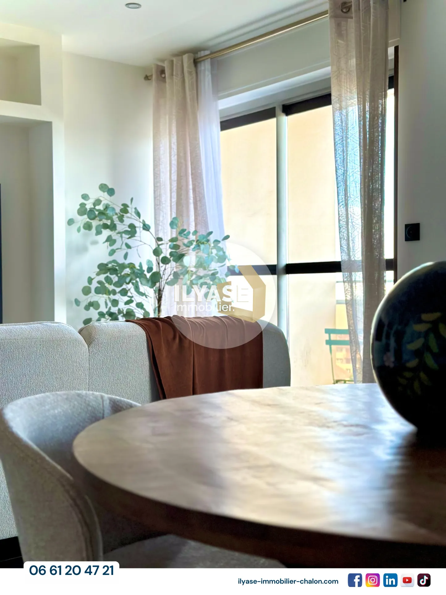 Appartement T4 haut-de-gamme avec vue panoramique à Chalon-sur-Saône 