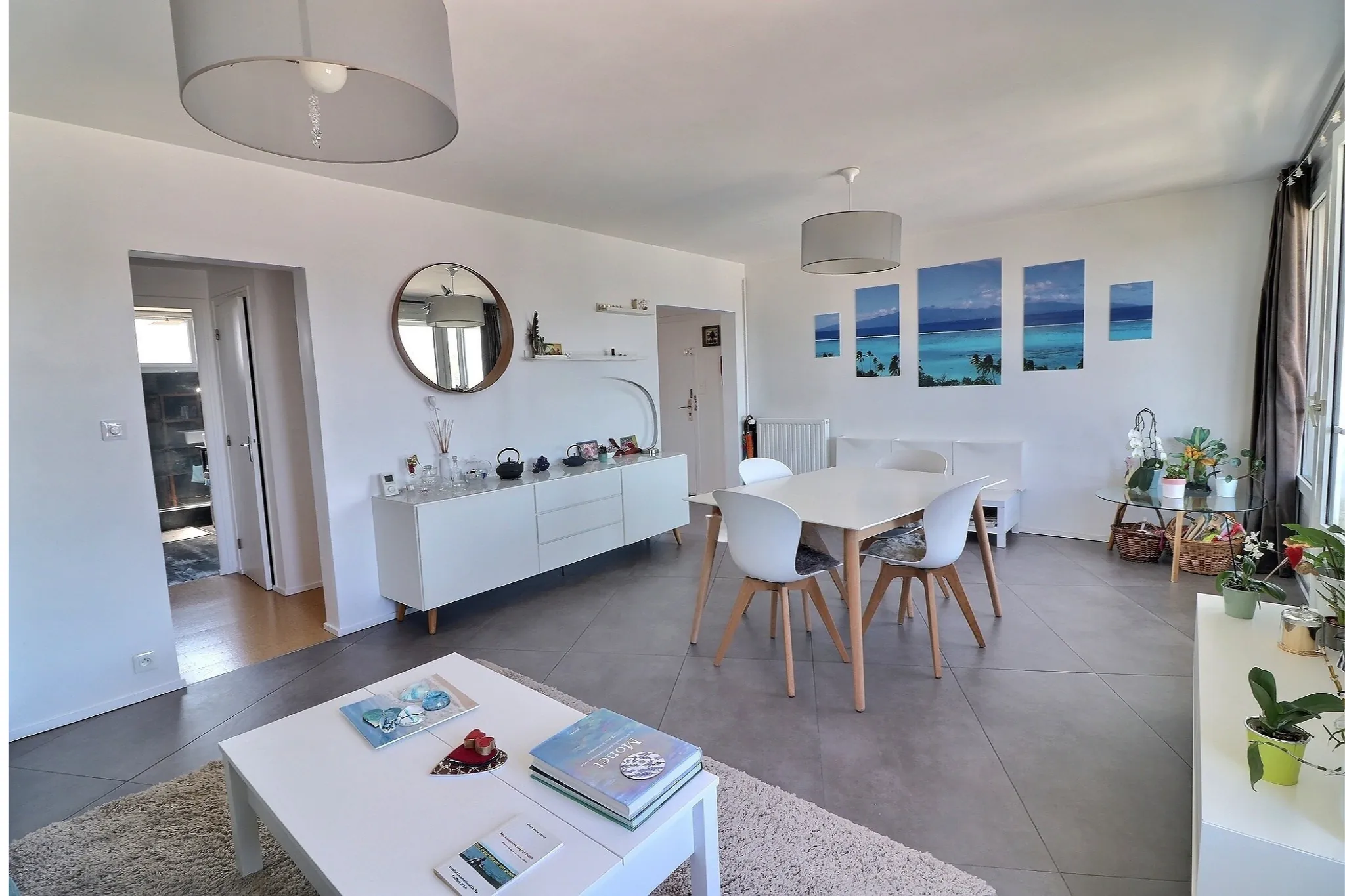 Bel appartement rénové de type 4 à Brest Guelmeur avec vue sur la mer 