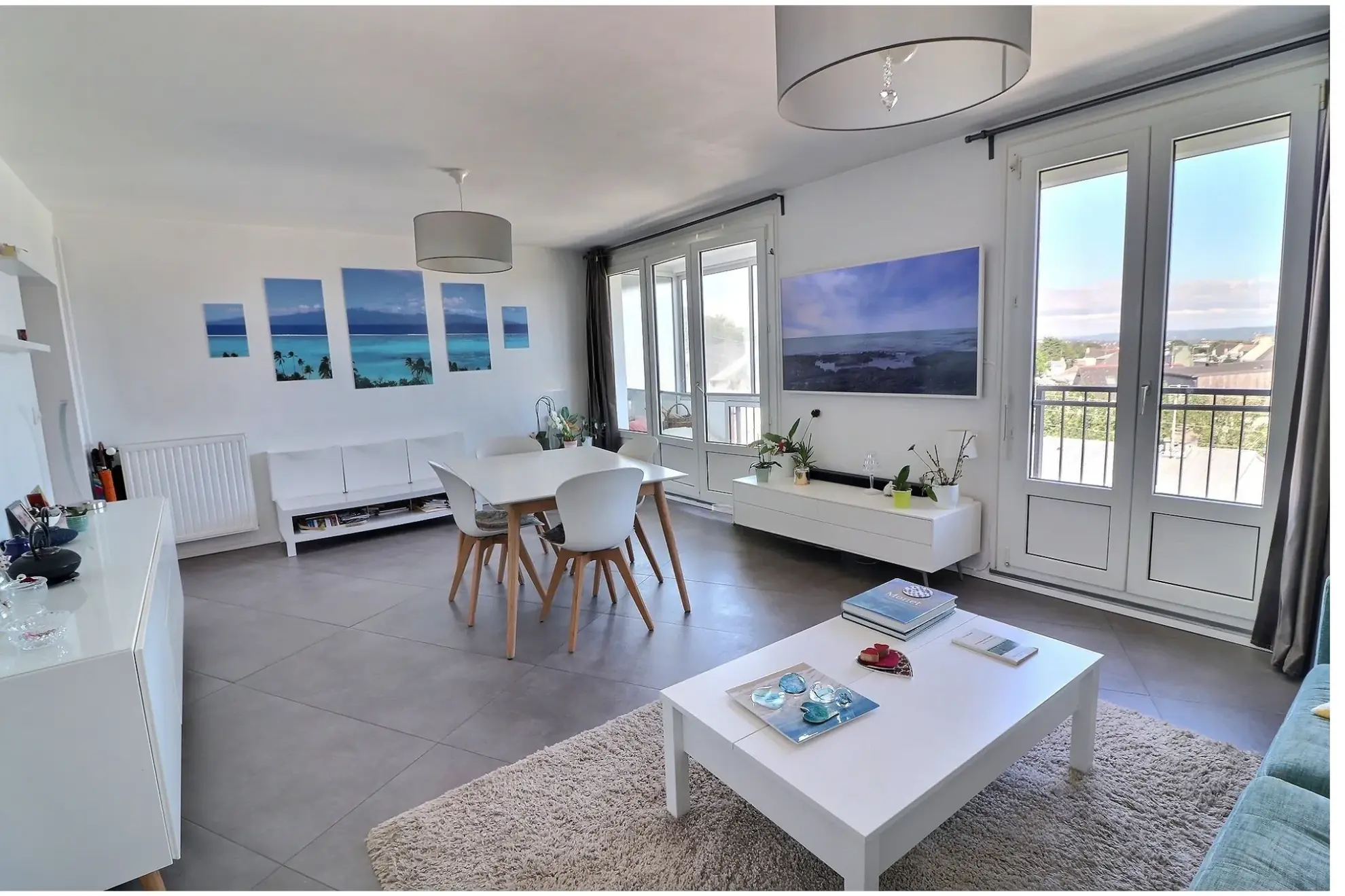 Bel appartement rénové de type 4 à Brest Guelmeur avec vue sur la mer 