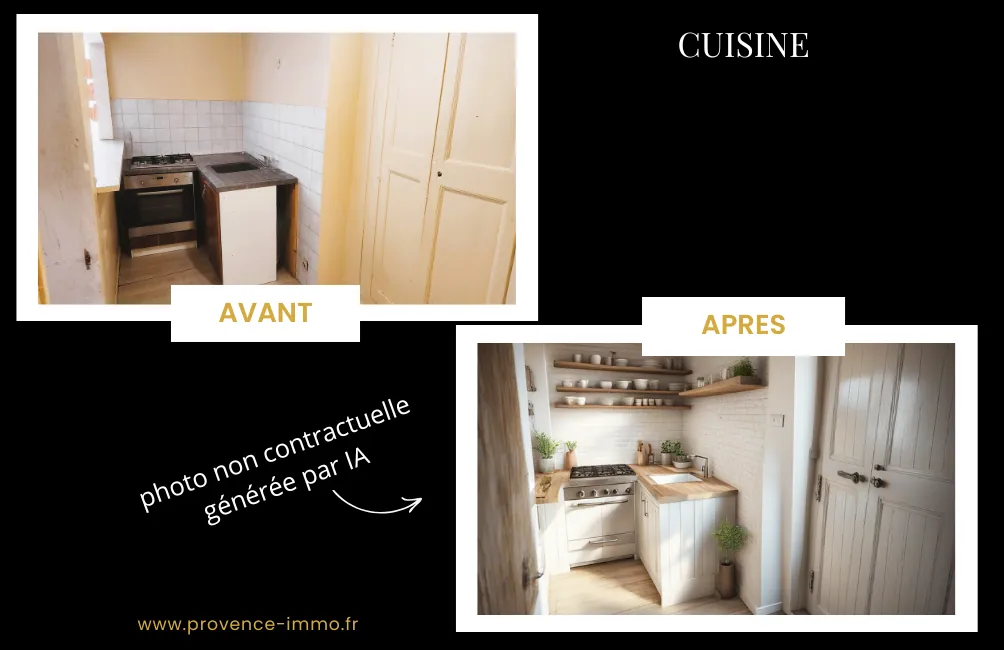 Appartement T2 à fort potentiel en centre-ville de Digne-les-Bains 