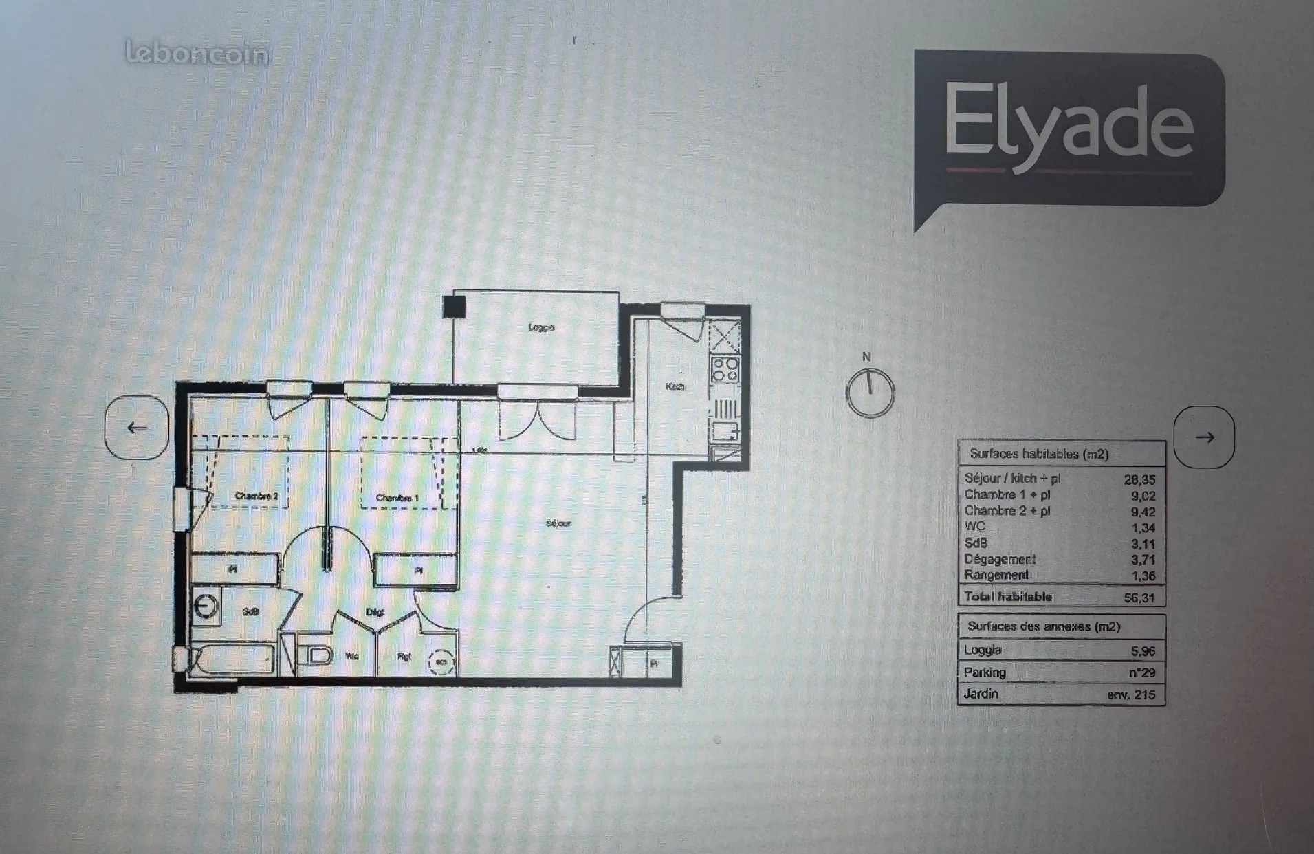 Appartement T3 avec terrasse, jardin et parking à Saint-Affrique 