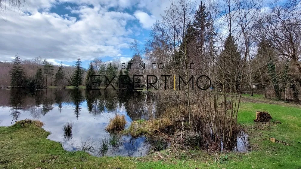 Terrain de loisir de 20 947 m² à Lombron avec étang, eau et électricité 