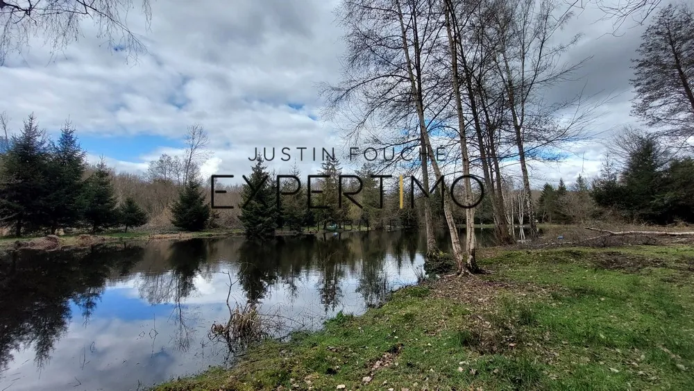 Terrain de loisir de 20 947 m² à Lombron avec étang, eau et électricité 