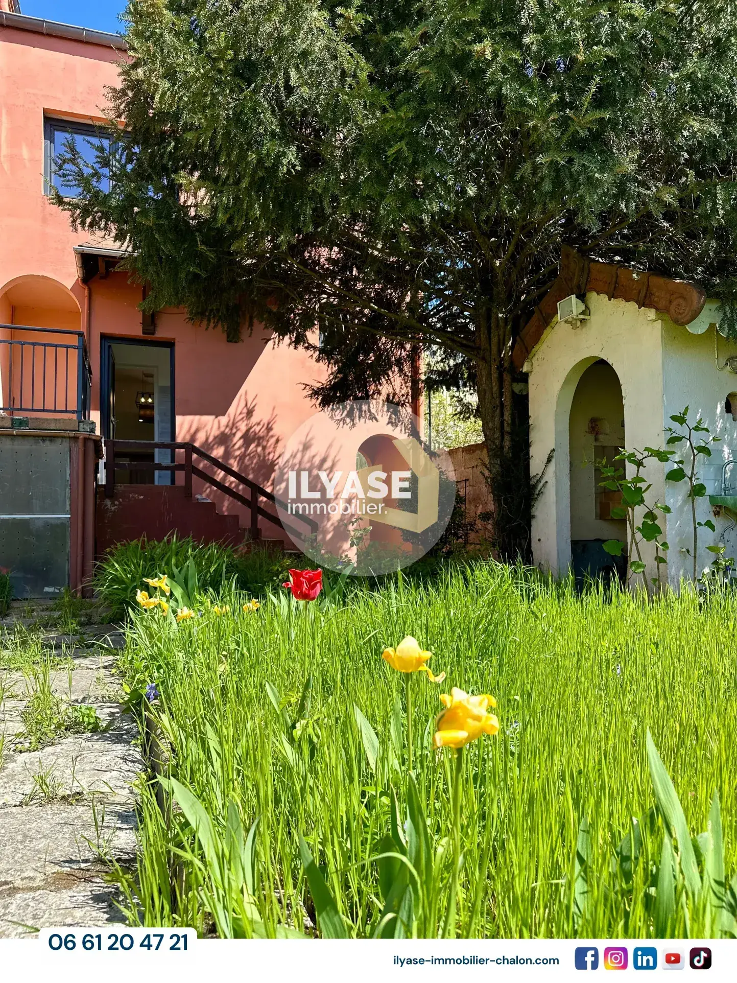 Maison de ville de 95 m² avec jardin à Chalon-sur-Saône – Centre-ville et gare à proximité 