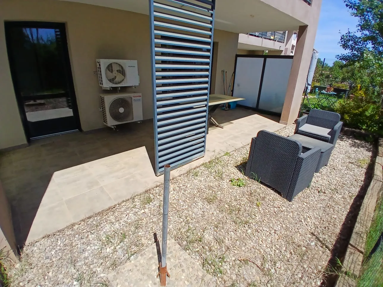 Appartement lumineux 1 chambre avec jardin à Vescovato 