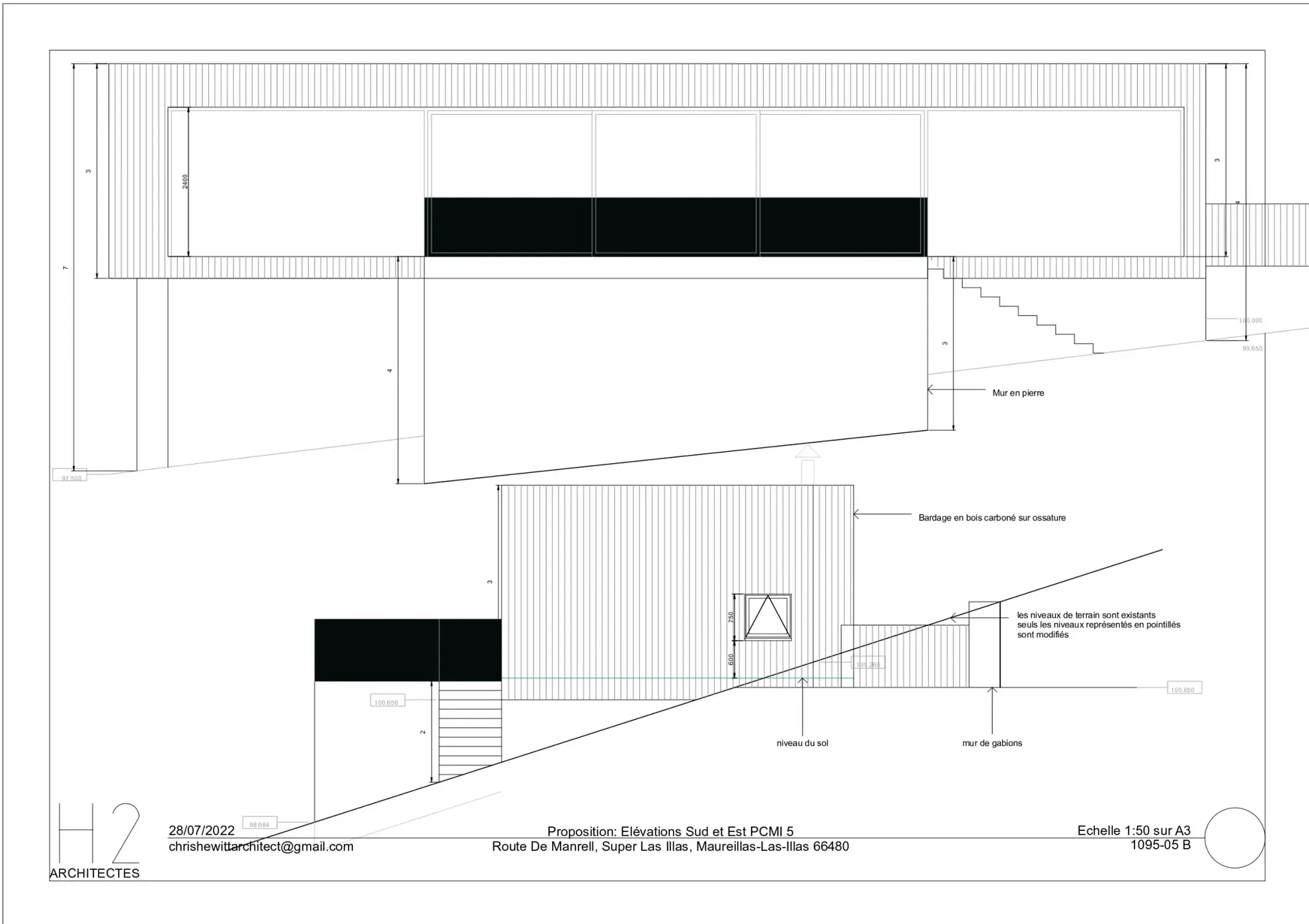 Terrain constructible de 2332 m² à Las Illas, vue montagne, proximité Maureillas-Las-Illas 