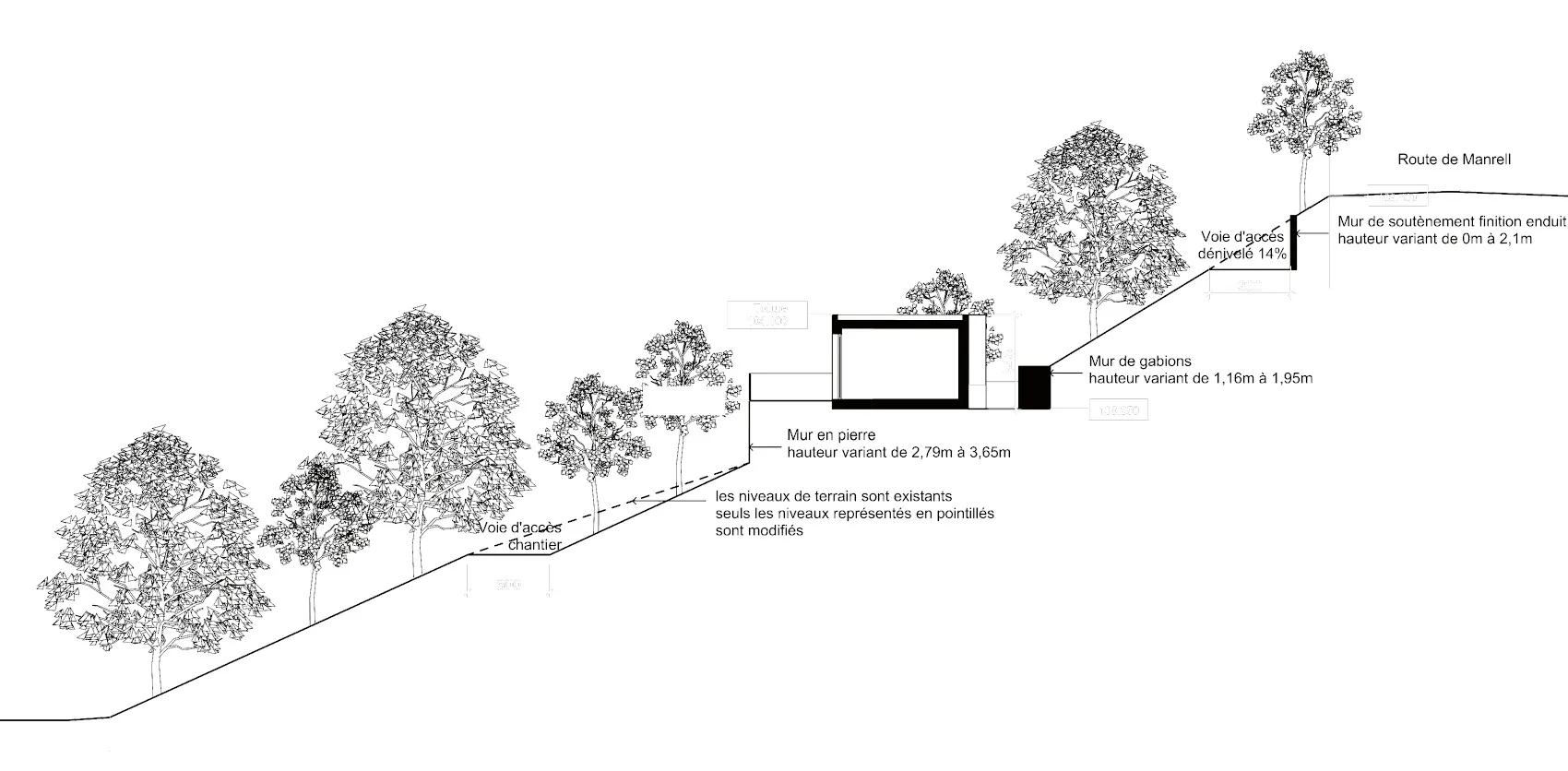 Terrain constructible de 2332 m² à Las Illas, vue montagne, proximité Maureillas-Las-Illas 