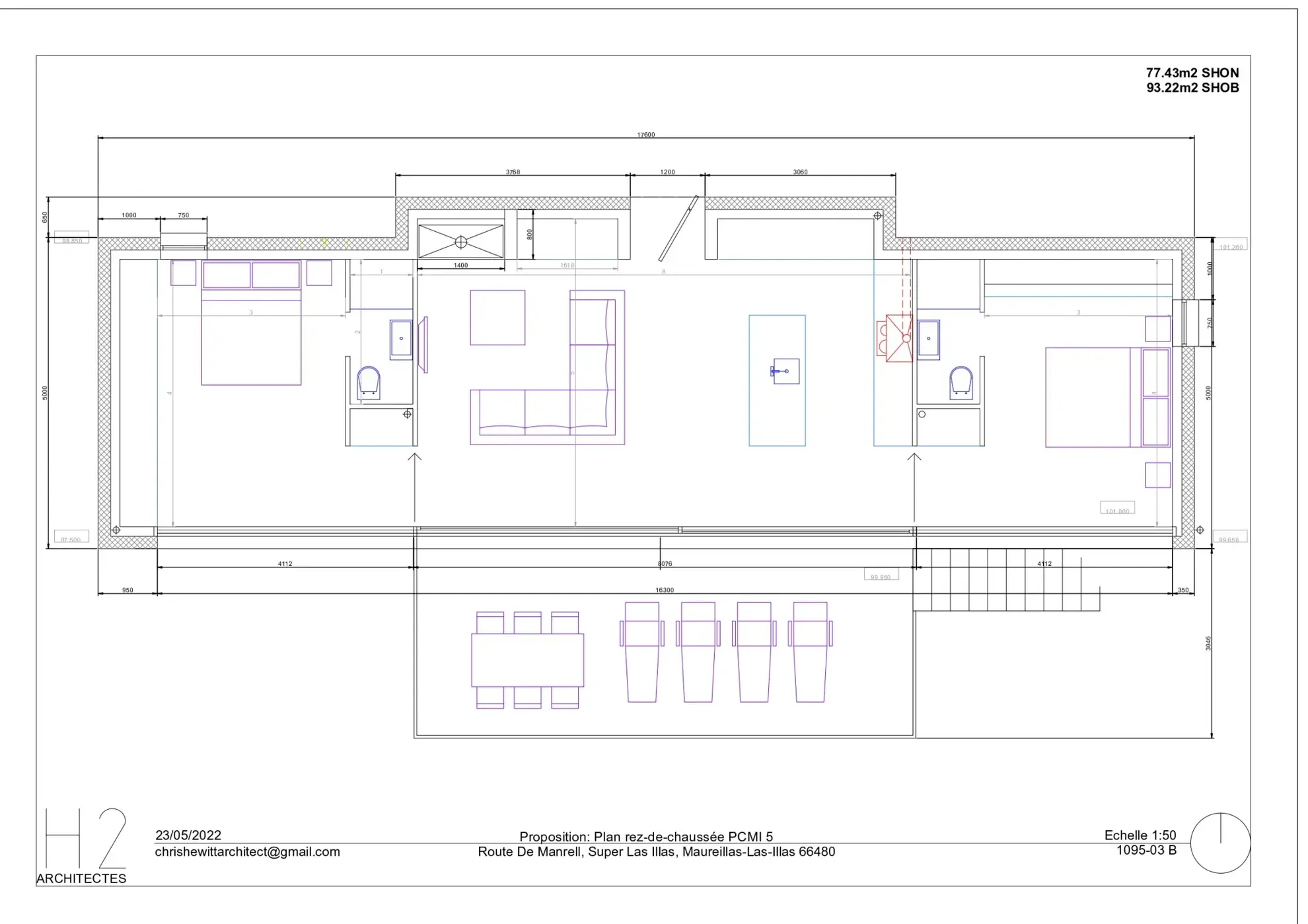 Terrain constructible de 2332 m² à Las Illas, vue montagne, proximité Maureillas-Las-Illas 