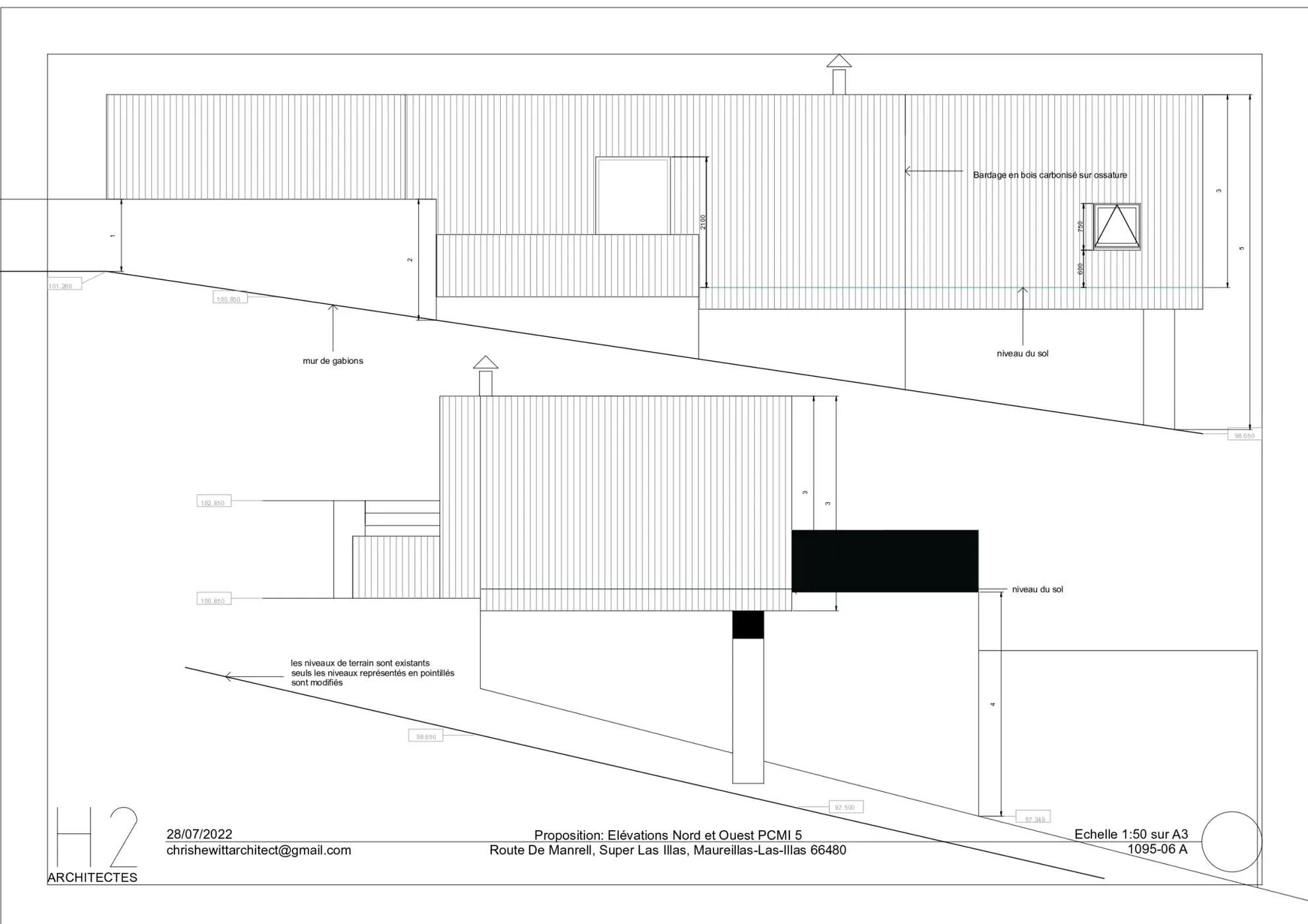 Terrain constructible de 2332 m² à Las Illas, vue montagne, proximité Maureillas-Las-Illas 