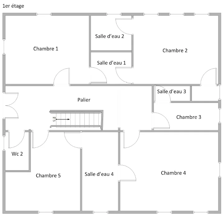 Belle maison de maître avec grand terrain à Forceville en Vimeu 