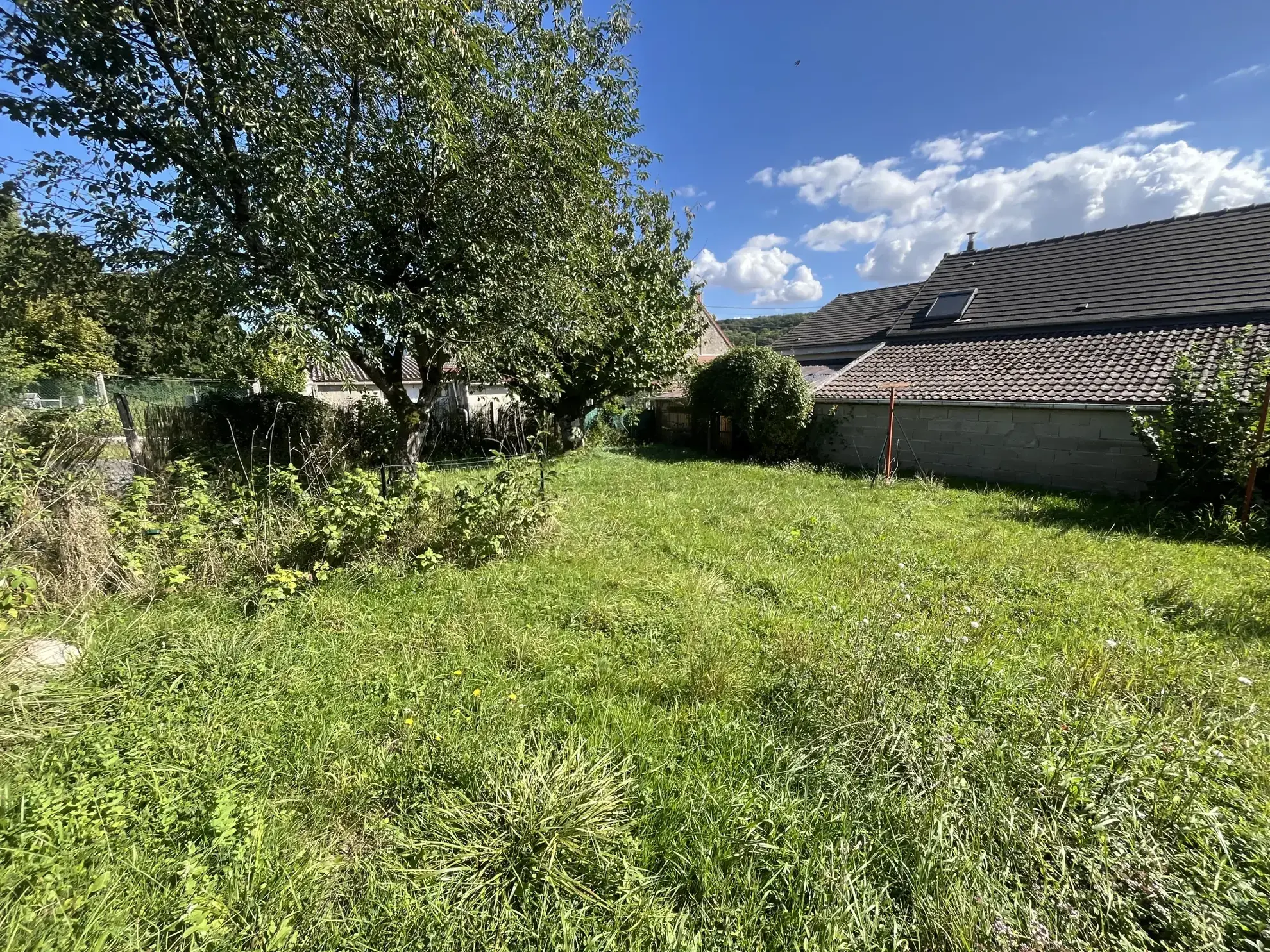 Maison 110 m² avec 3 chambres, garage double et terrain arboré à Villeneuve-sur-Bellot 