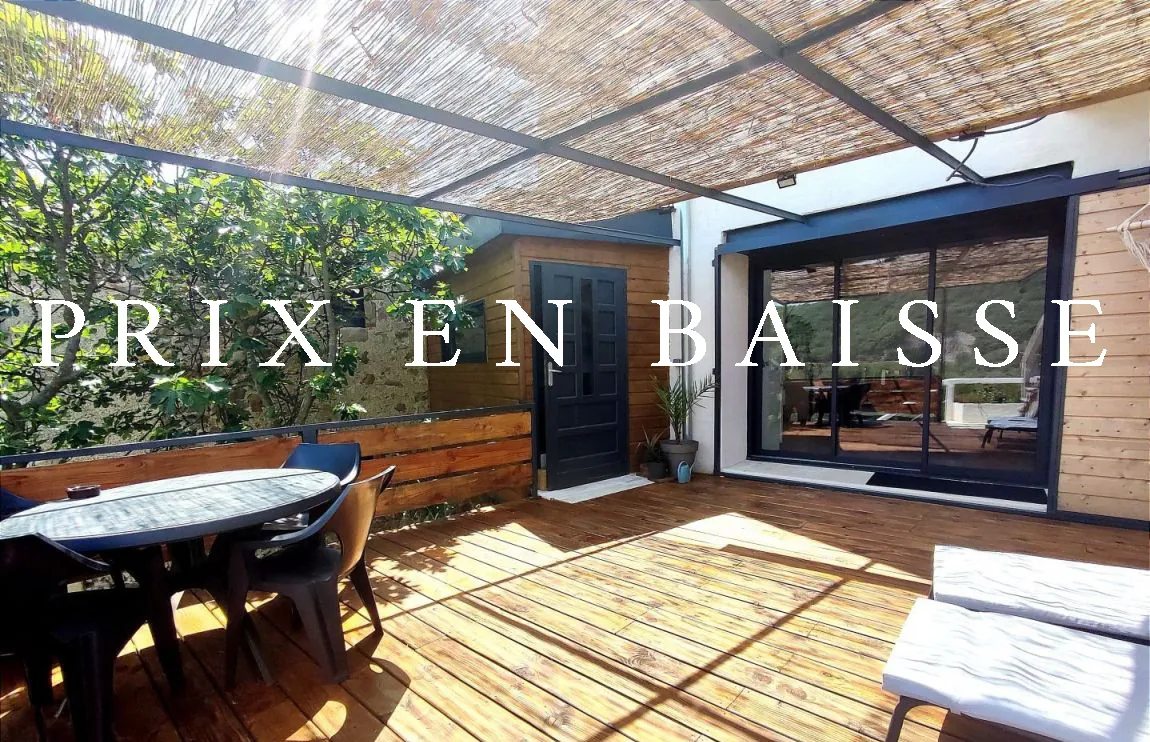 Maison de village avec 2 chambres et terrasse à Molieres-sur-Cèze 