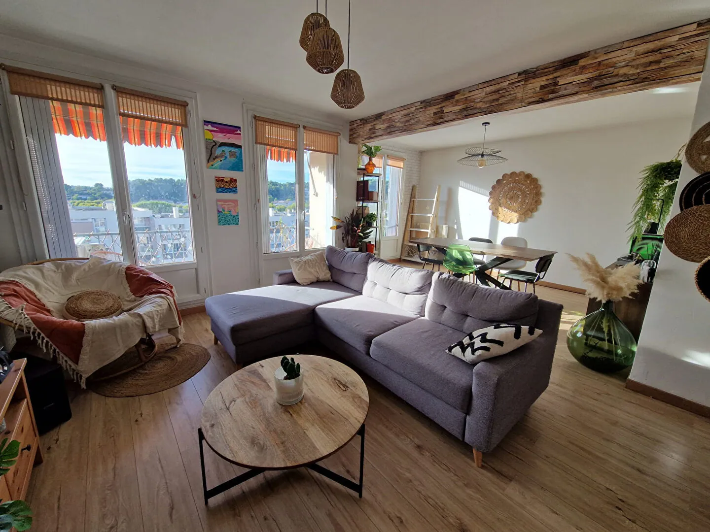 Bel appartement 3 pièces avec balcon, cave à Gardanne