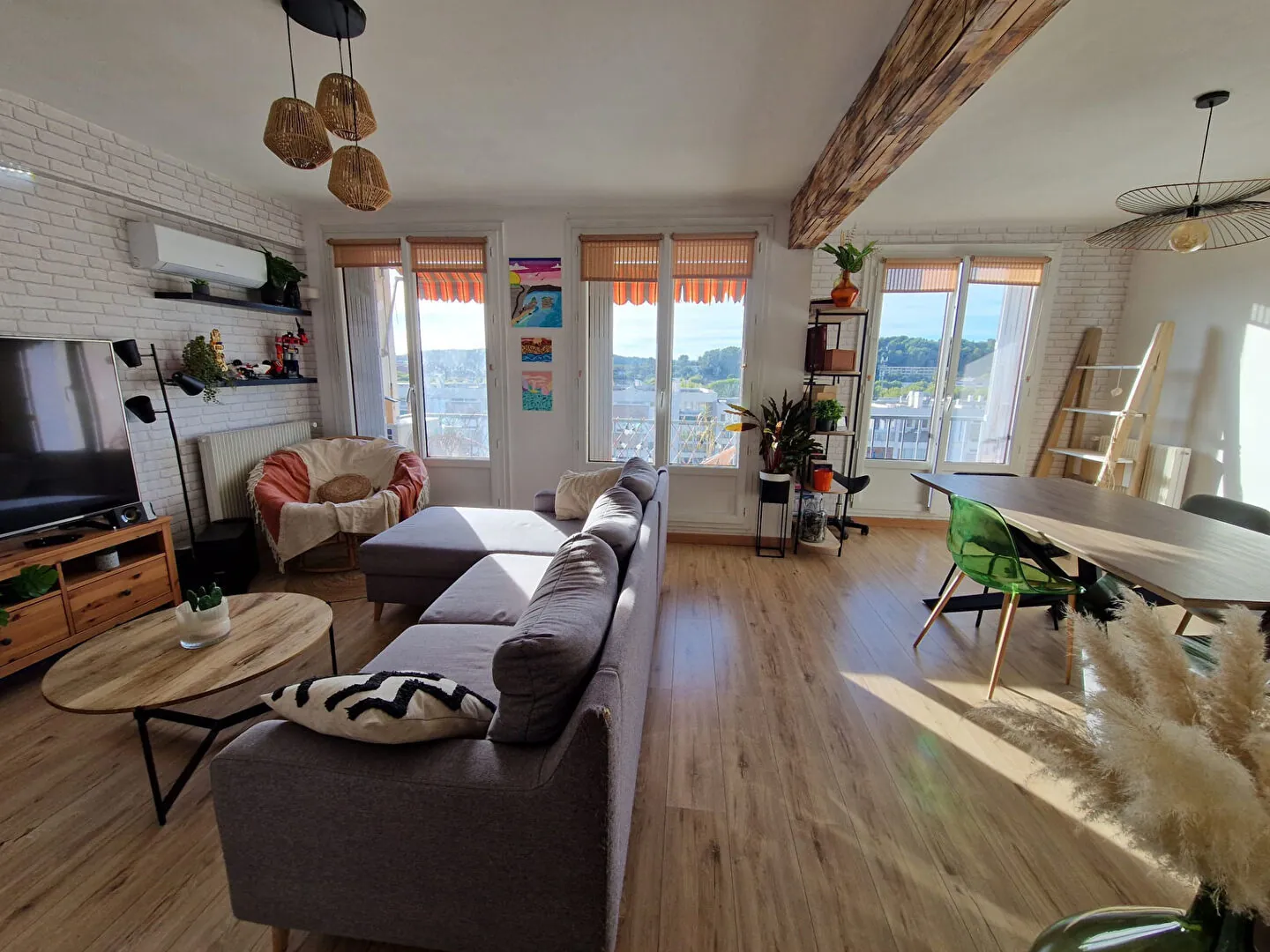 Bel appartement 3 pièces avec balcon, cave à Gardanne 