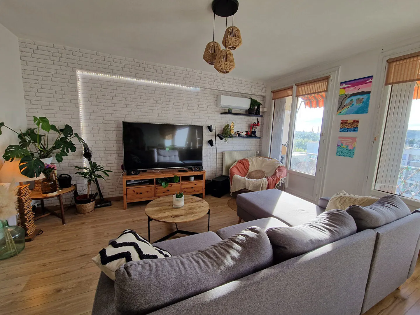 Bel appartement 3 pièces avec balcon, cave à Gardanne 