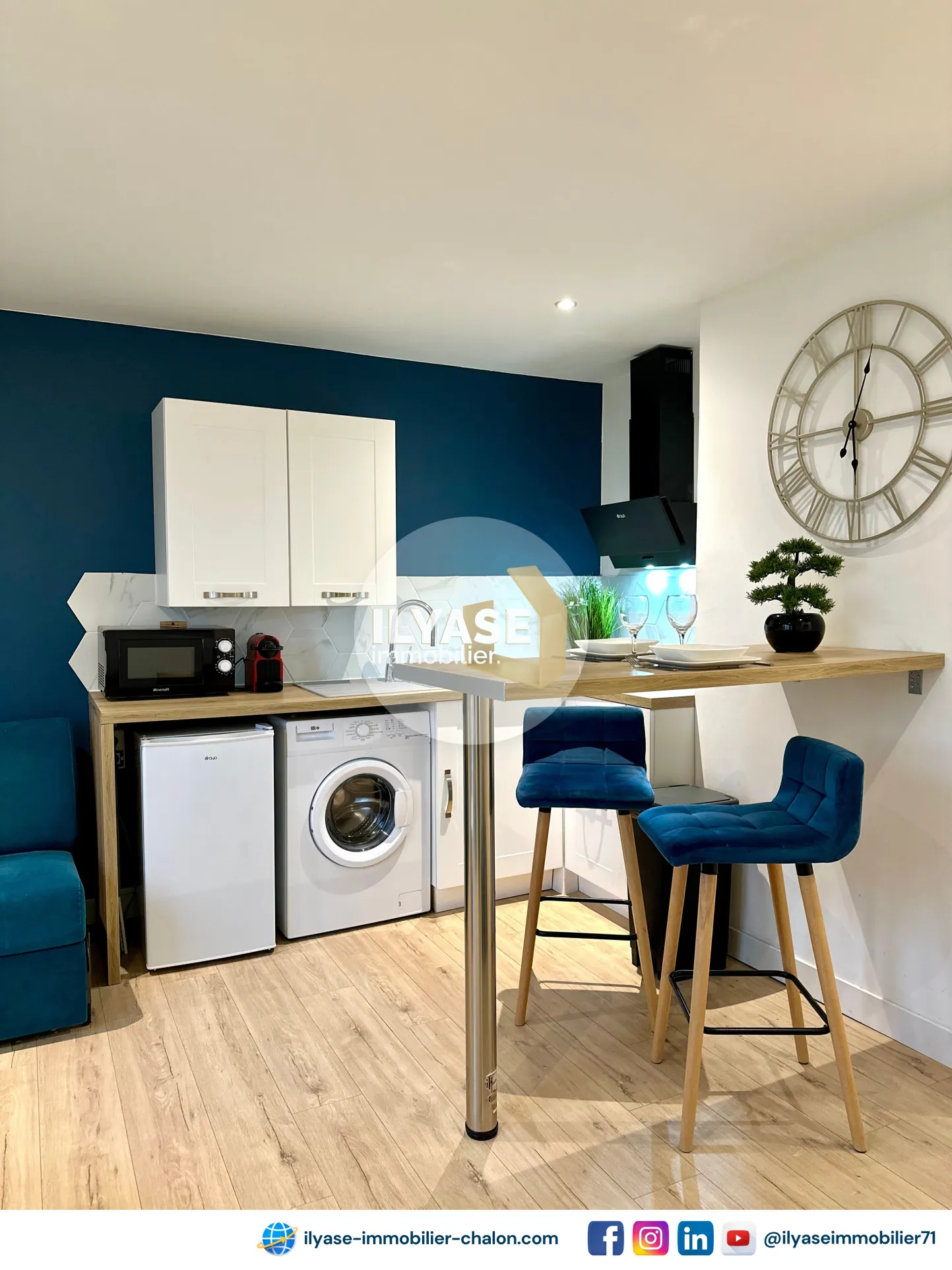 Appartement T2 meublé de 31 m² à Chalon-sur-Saône, investissement idéal 