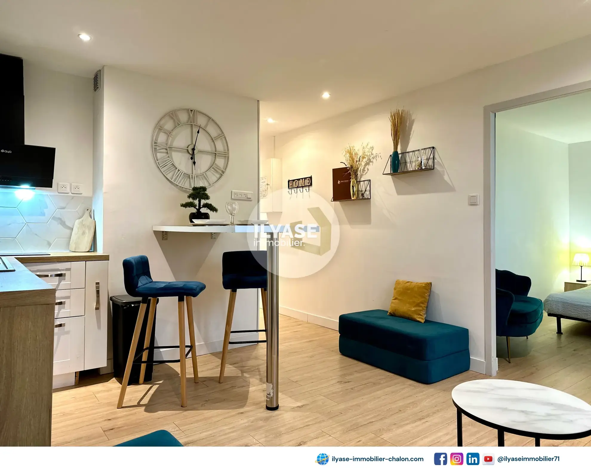 Appartement T2 meublé de 31 m² à Chalon-sur-Saône, investissement idéal 