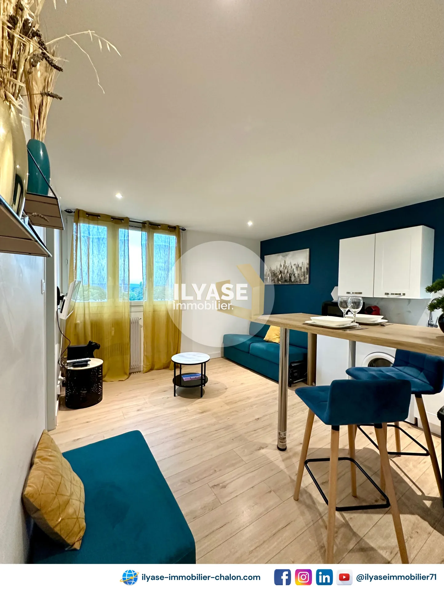 Appartement T2 meublé de 31 m² à Chalon-sur-Saône, investissement idéal 