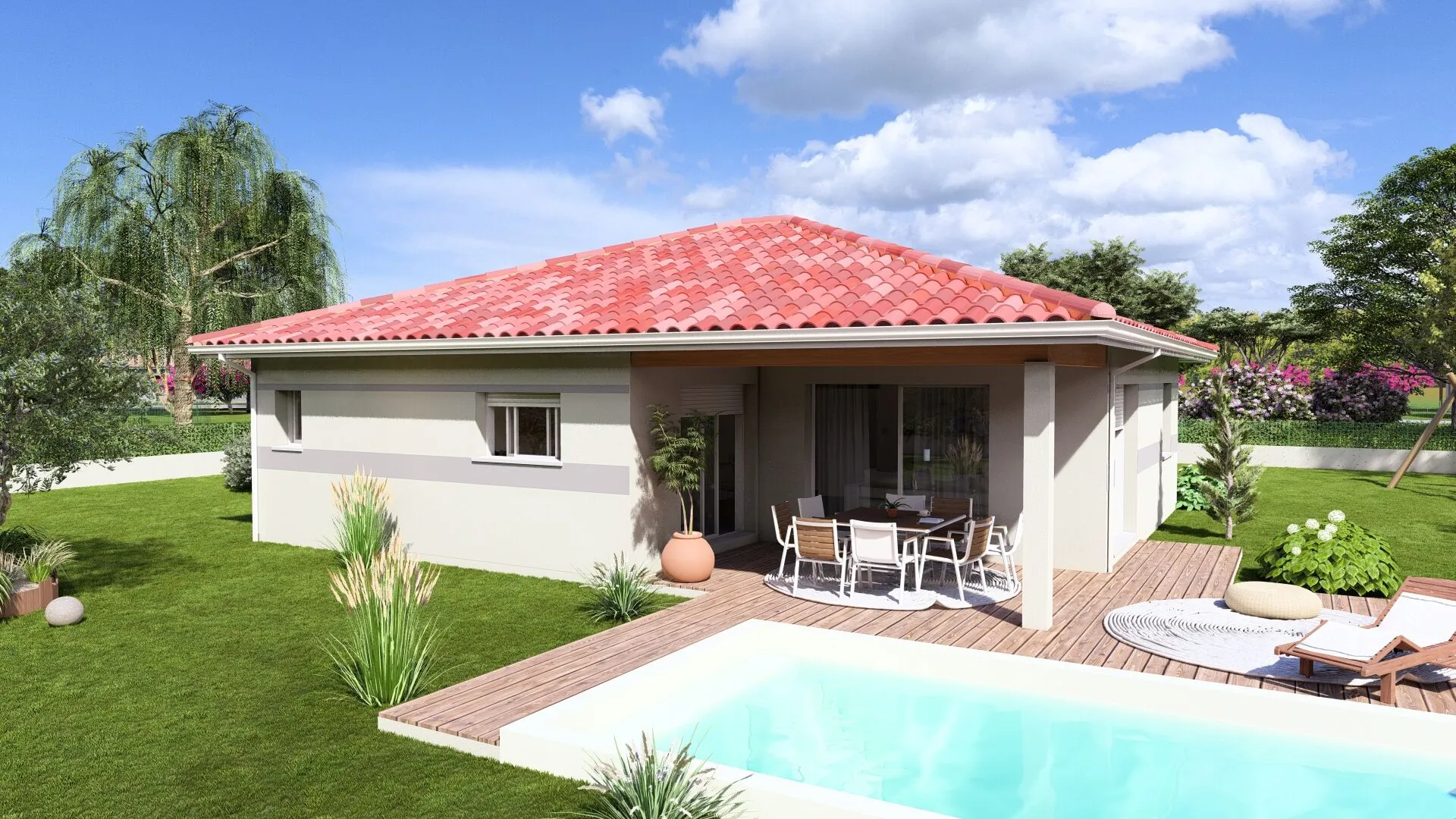 Maison neuve 3 chambres à Castets – Construction personnalisée et moderne