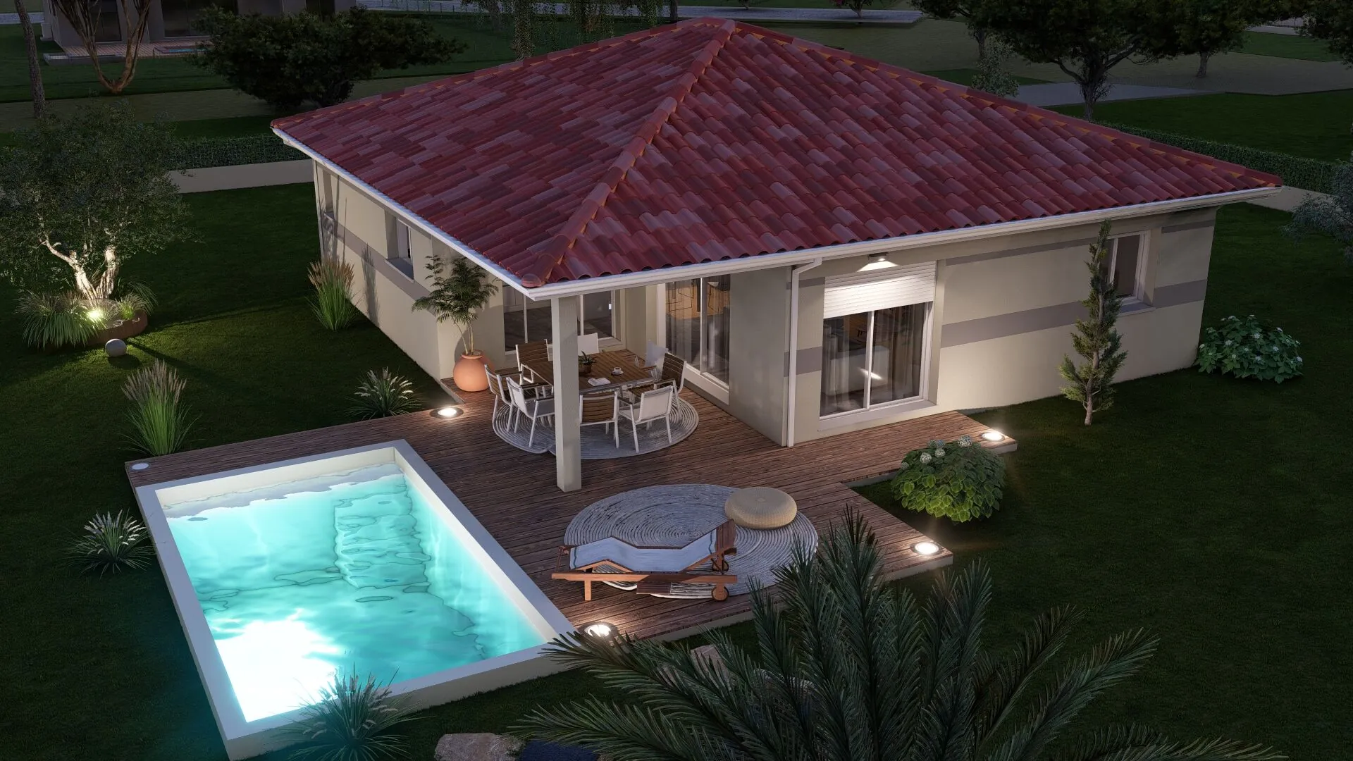 Maison neuve 3 chambres à Castets – Construction personnalisée et moderne 