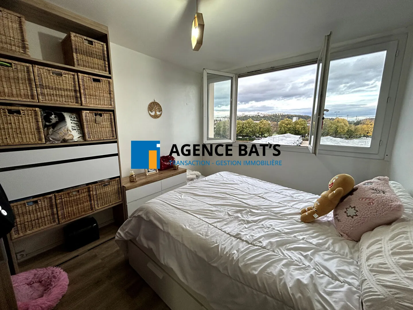 Appartement T2 rénové de 63 m² à Saint-Etienne, secteur Bergson 