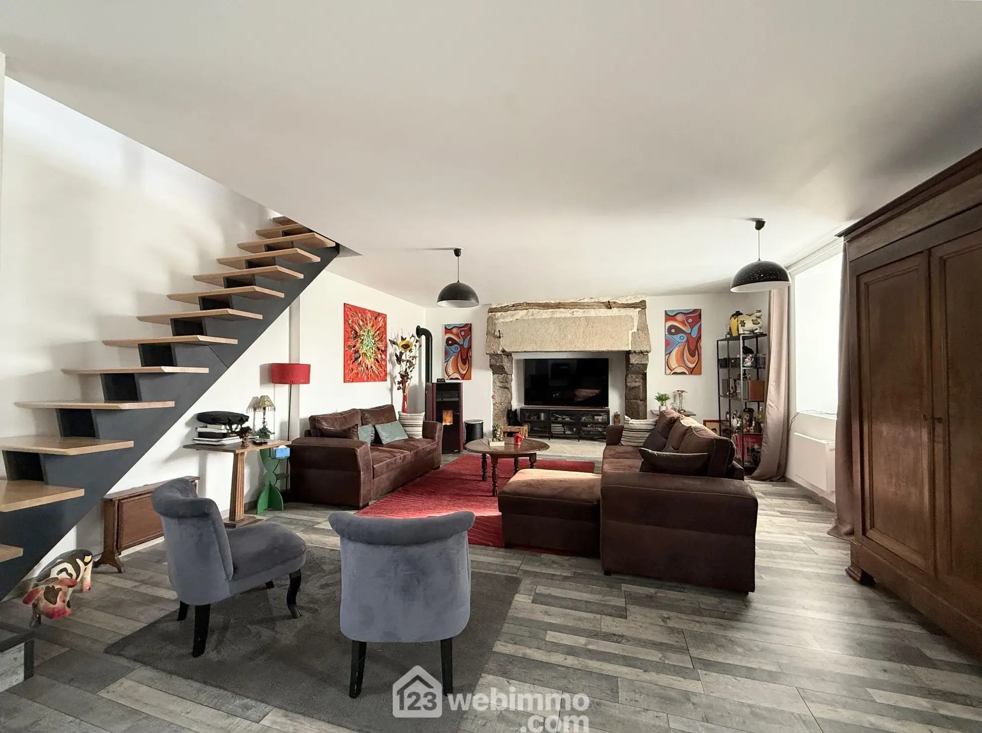 Maison rénovée de 124 m² à Plouégat-Moysan proche plages 