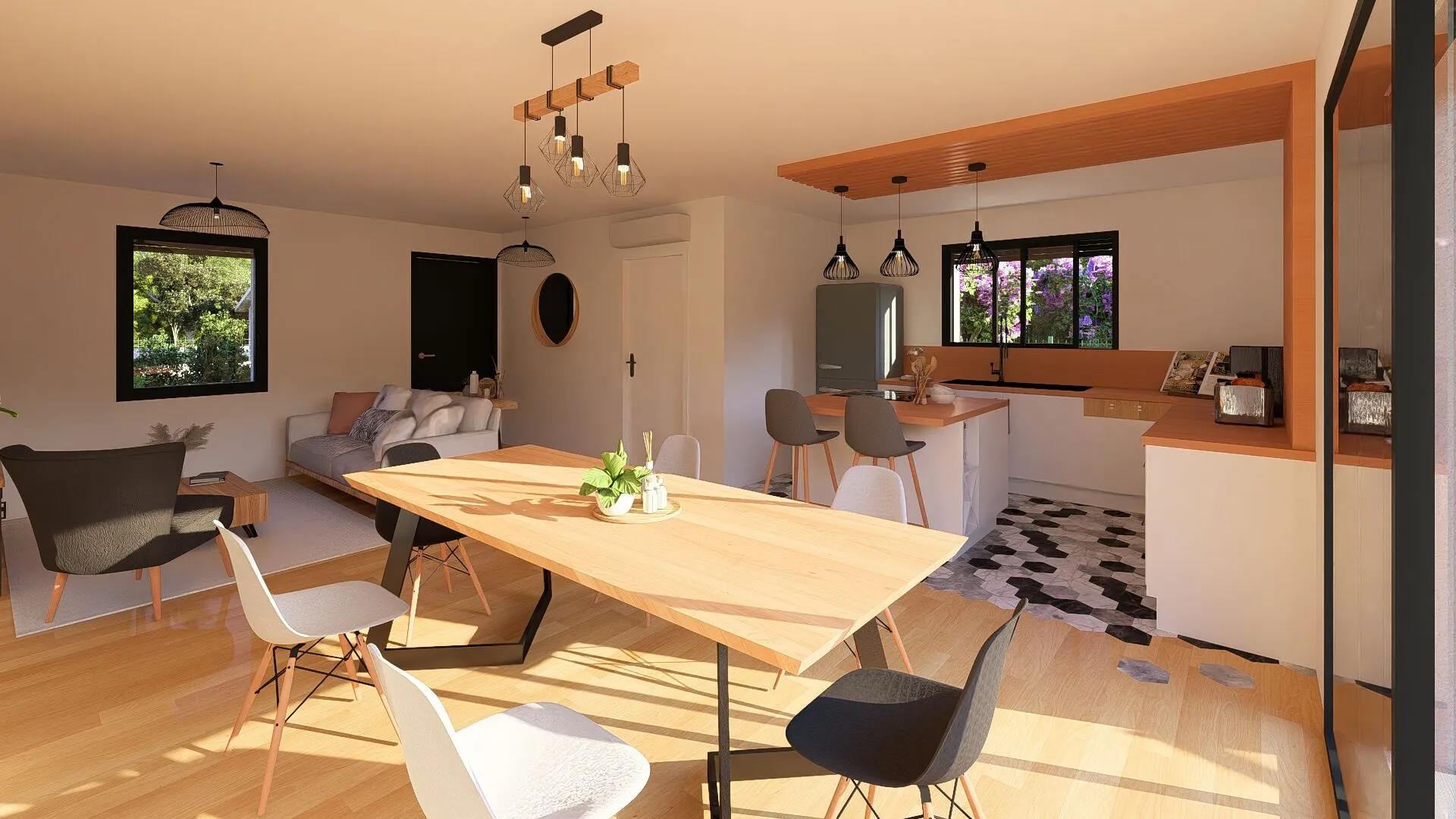 Maison neuve 2 chambres avec terrasse couverte à Saint-Michel-Escalus