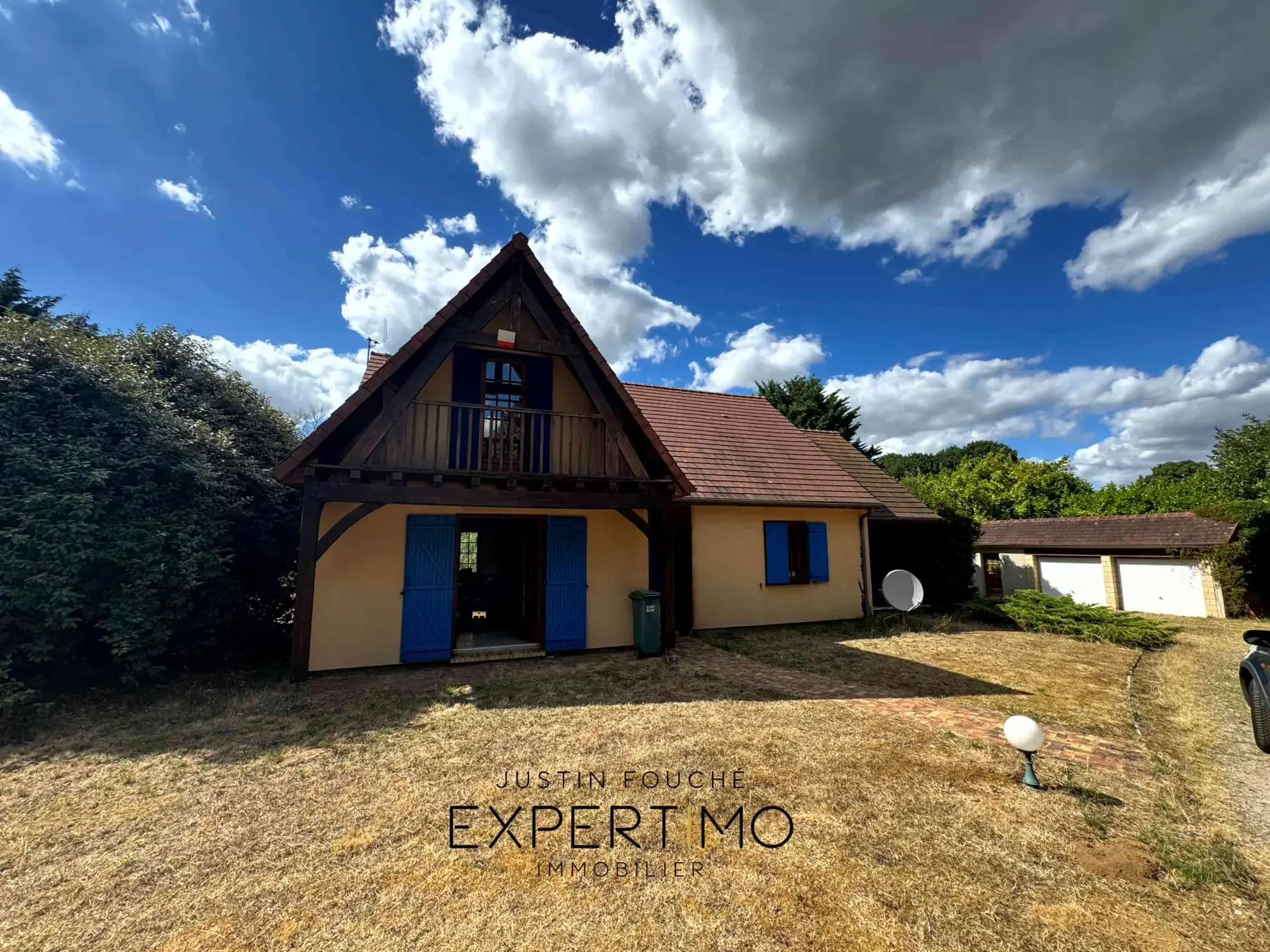 Maison avec piscine, étang et dépendance à Connerre, 131 m² 