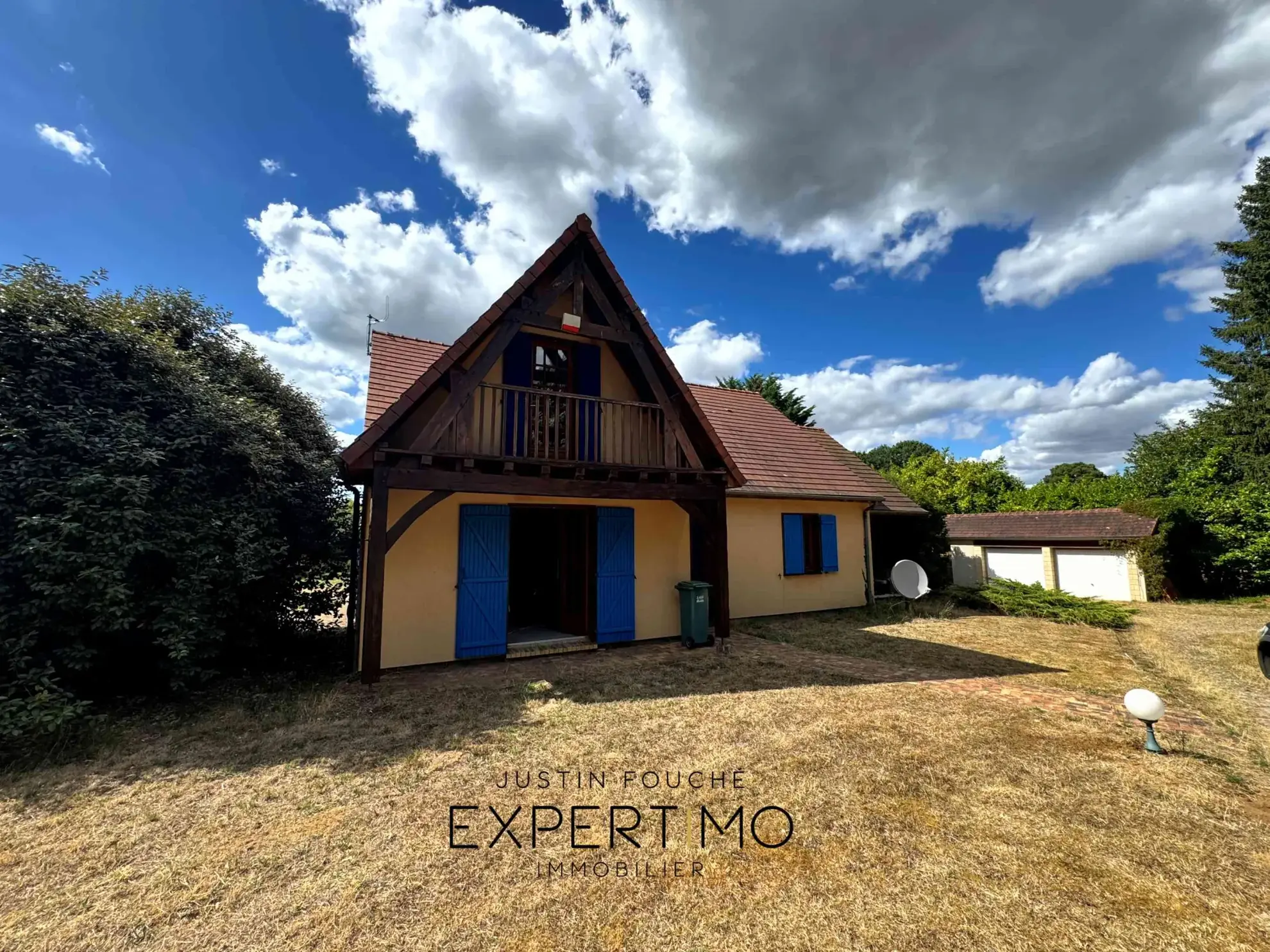 Maison avec piscine, étang et dépendance à Connerre, 131 m² 