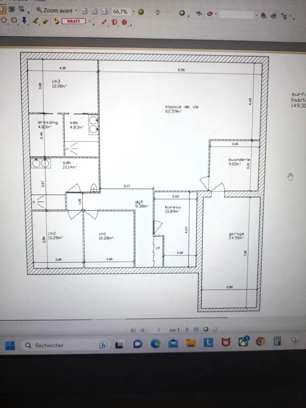 Maison neuve de 150 m² à Gibourne avec dépendance et permis de construire validé 
