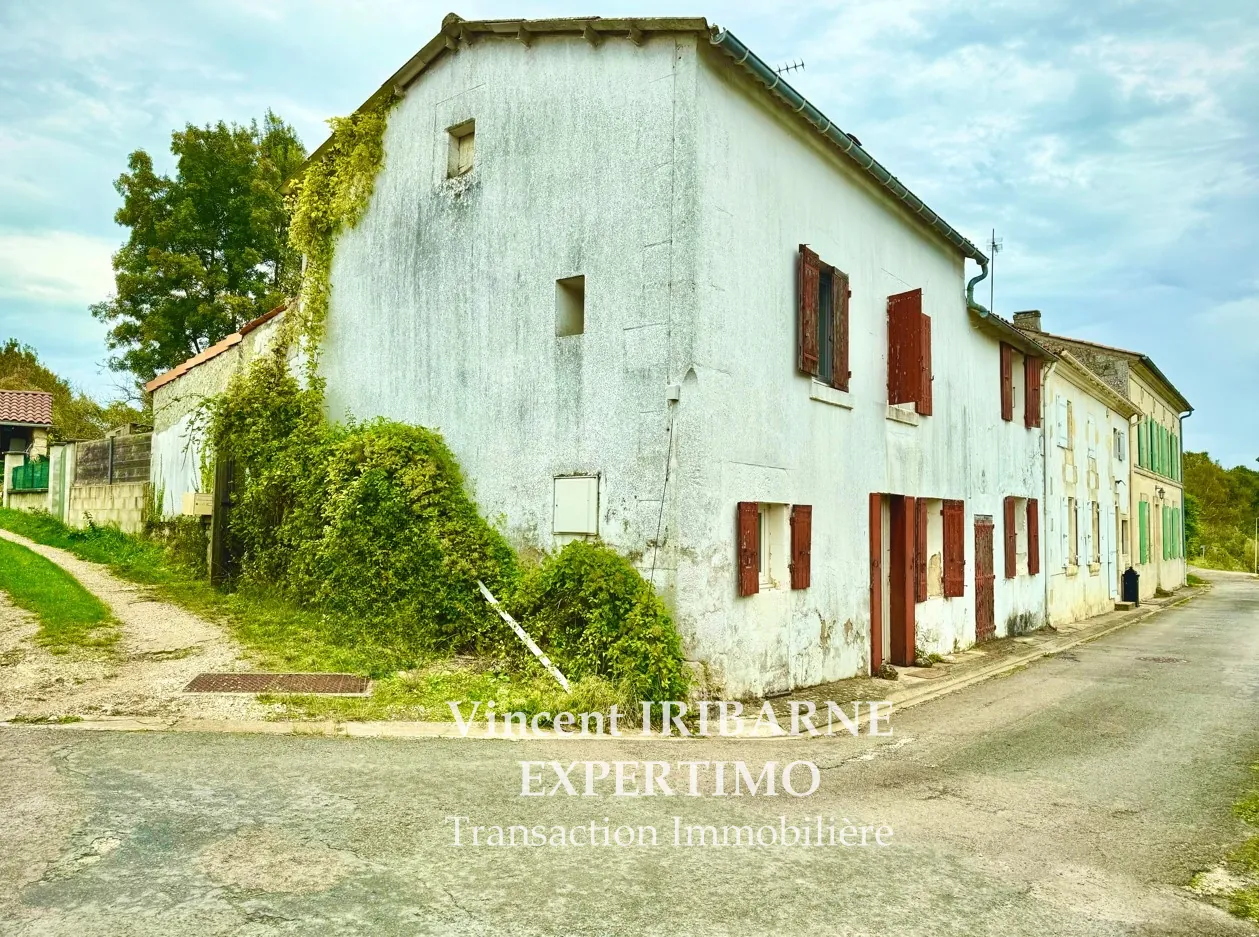 Belle maison charentaise de 108 m² avec garage et jardin à Bussac-sur-Charente 