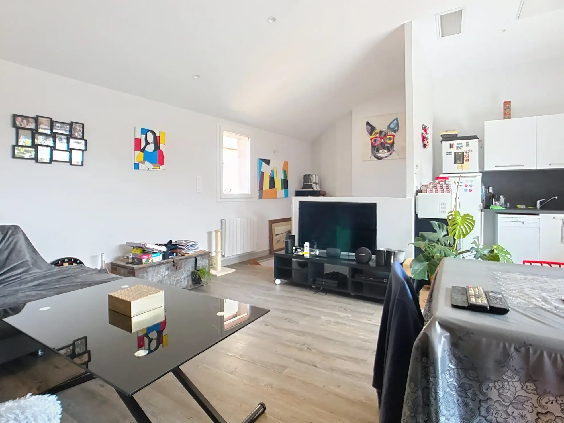 Magnifique duplex T3 avec terrasse, cour et parking à Vernaison en vente 