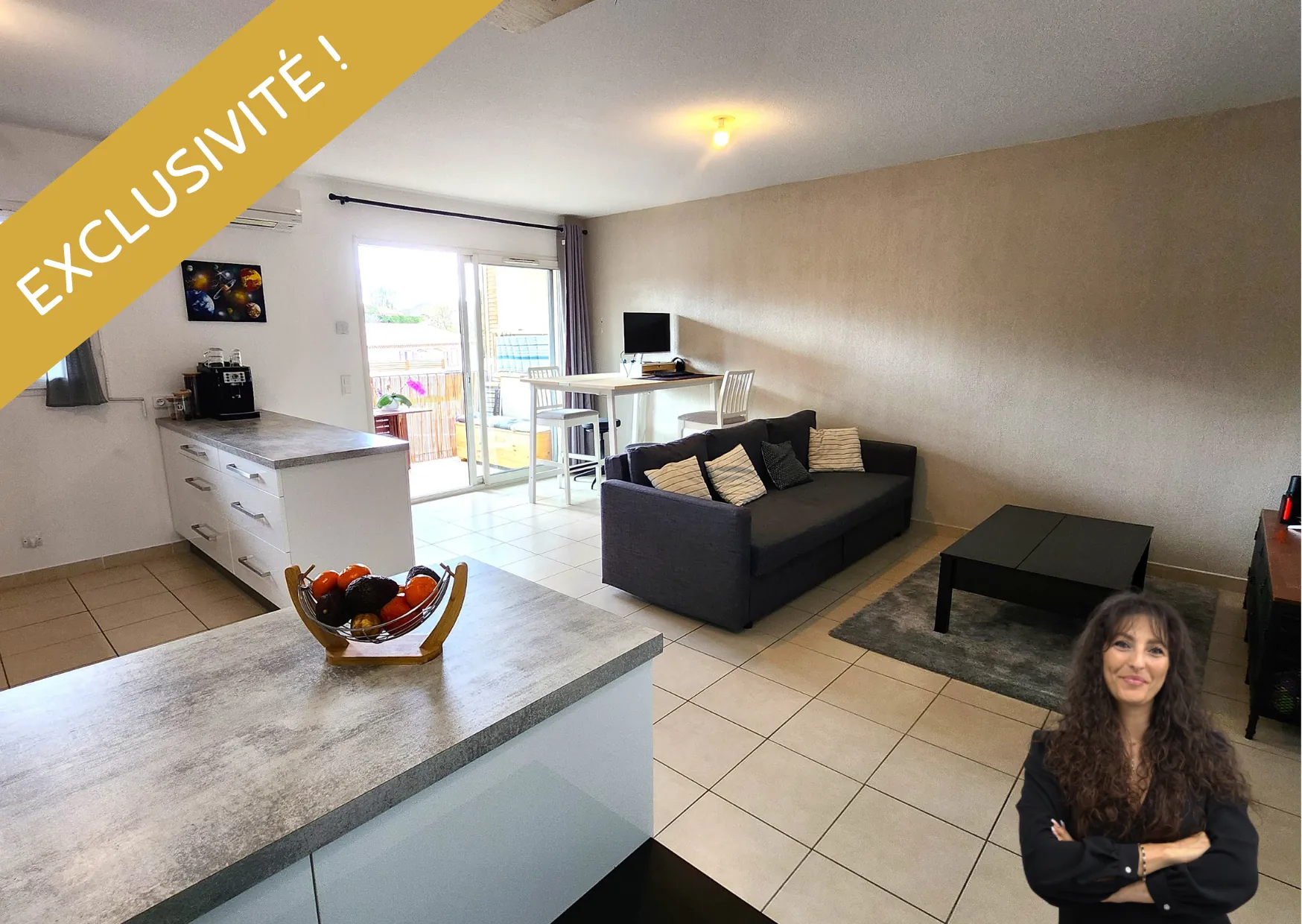 Charmant appartement T3 de 60 m² à Pertuis avec balcon et parking - Résidence sécurisée