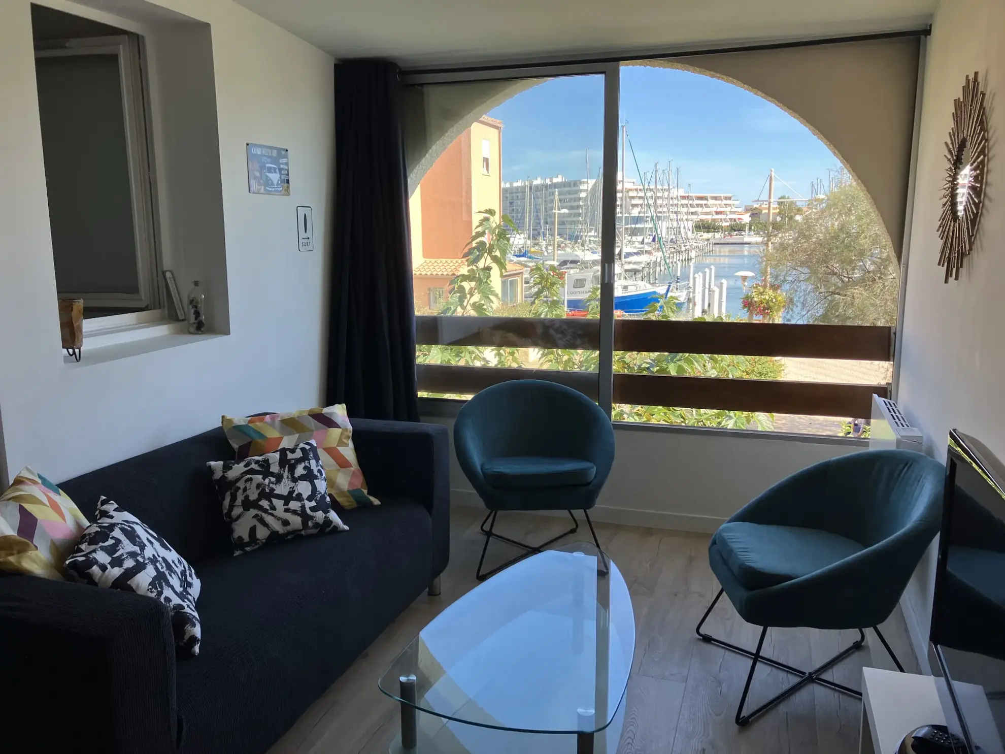Appartement T3 avec Vue Port à Carnon - Dernier Étage, Mezzanine, Sécurité 