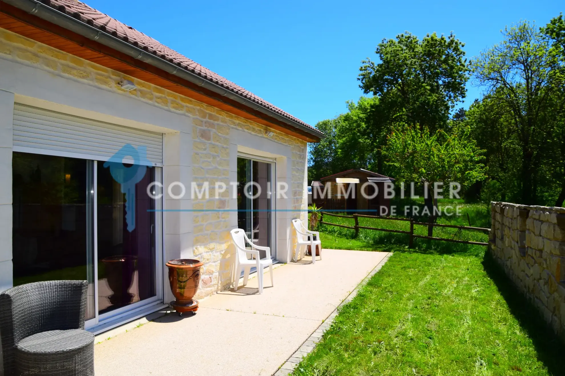 Charmante villa de 110 m² avec vue montagne à Courcourn, Ardèche 